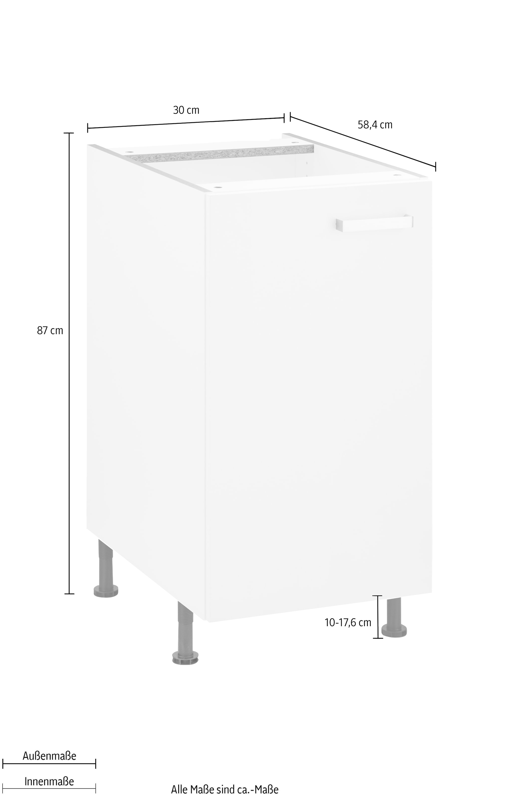 OPTIFIT Unterschrank »Parma«, Breite 30 cm
