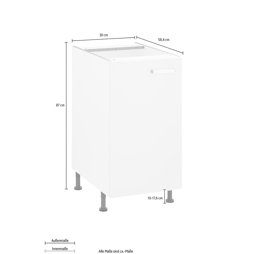 OPTIFIT Unterschrank »Parma«, Breite 30 cm