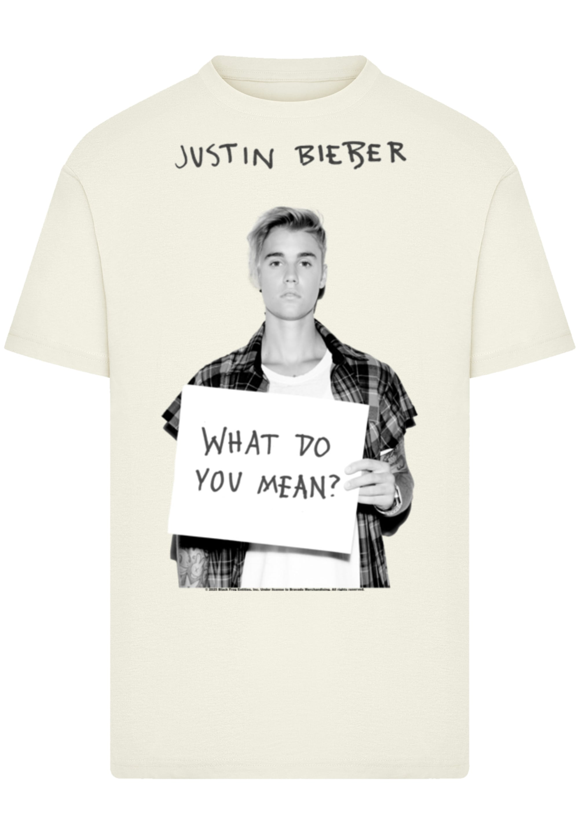 F4NT4STIC T-Shirt »Justin Bieber What Do You Mean«, Premium Qualität