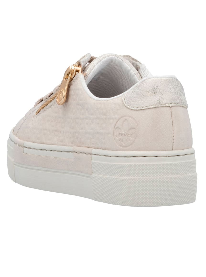 Rieker Women's Sneaker Ivory 42 5
