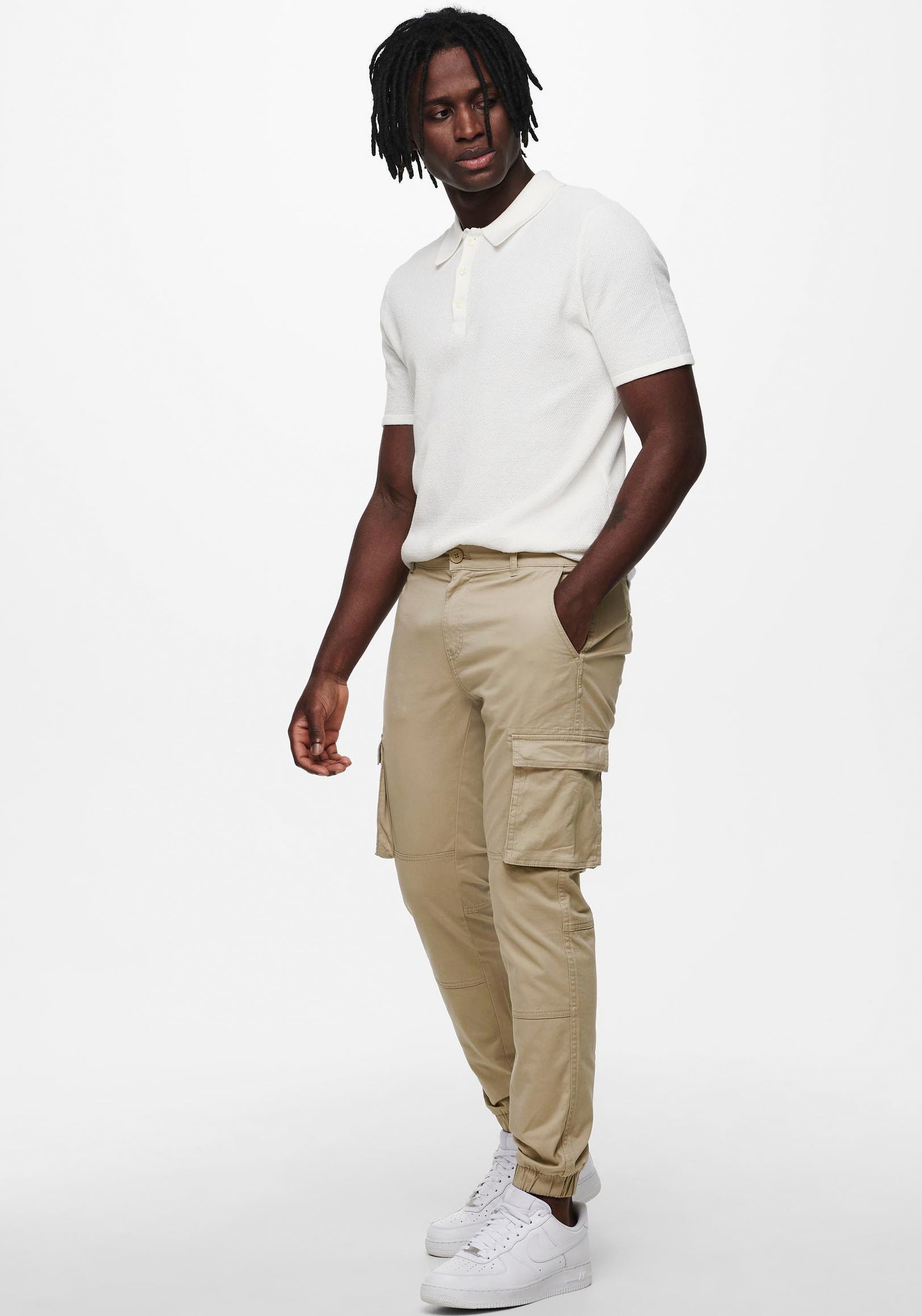 Thumbnail - ONLY & SONS Cargohose "ONSCAM STAGE CARGO CUFF LIFE 6687 NOOS"