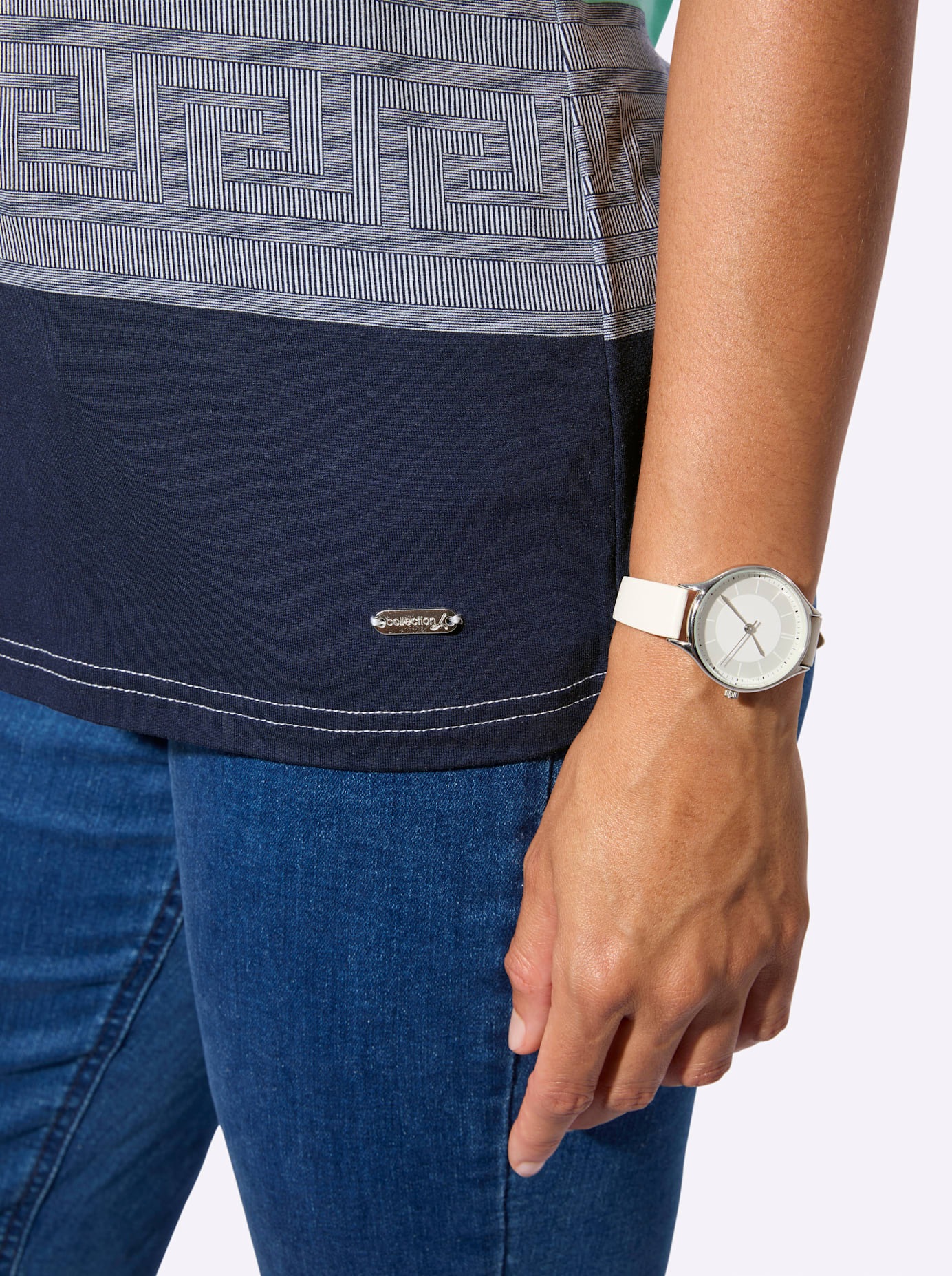 Casual Looks Kurzarmshirt "Kurzarm-Shirt", 1 tlg. günstig online kaufen