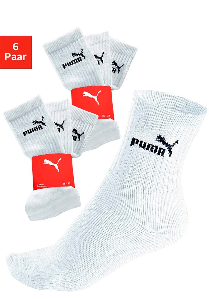 PUMA Sportsocken (6 Paar) mit kaufen BAUR geripptem online | Schaft