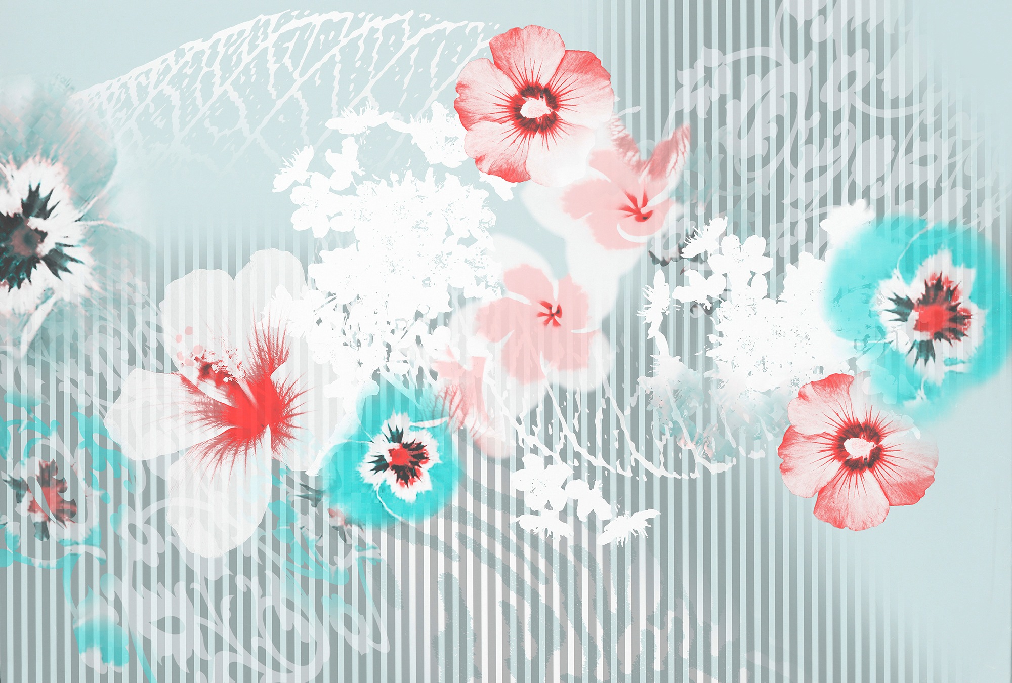 Architects Paper Fototapete "Atelier 47 Blossom Design 1" floral glatt Vlies, Wand, Schräge, Decke