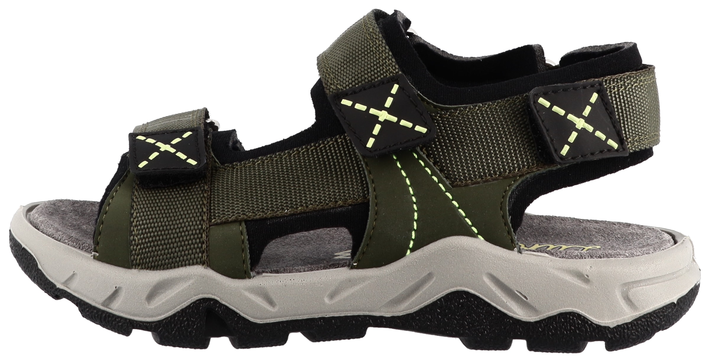 Lurchi Sandale »Odono 1«  Trekkingsandale mit Klettverschluss, Größenschablone zum Download