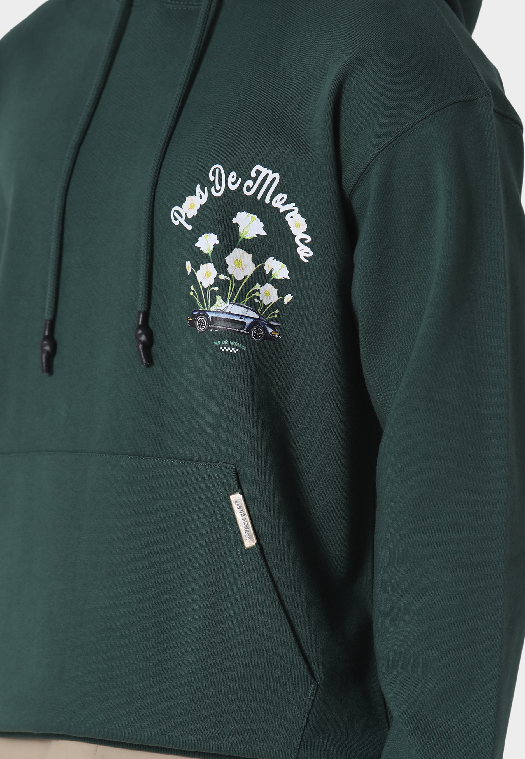 Pas De Monaco Rundhalspullover »Pas De Monaco FLEUR DE ROUTE HOODY« 1