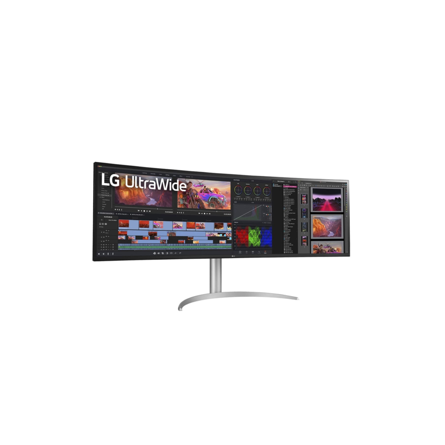 LG LED-Monitor »49WQ95X-W«, 124 cm/49 Zoll, 5120 x 1440 px, UWQHD, 5 ms Reaktionszeit, 144 Hz