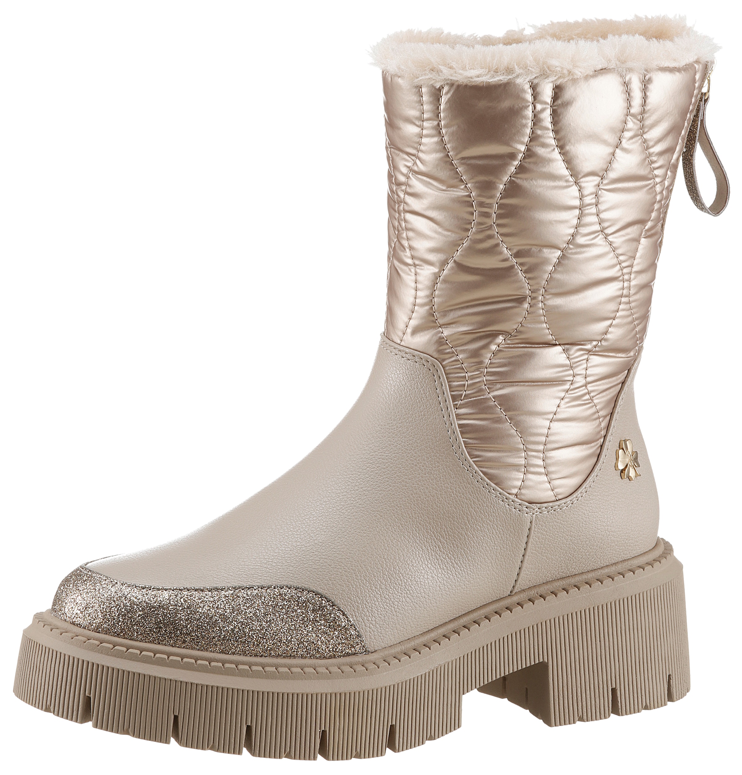 MARCO TOZZI by GMK Winterboots "TORIA", Blockabsatz, Plateau, Winterstiefel günstig online kaufen