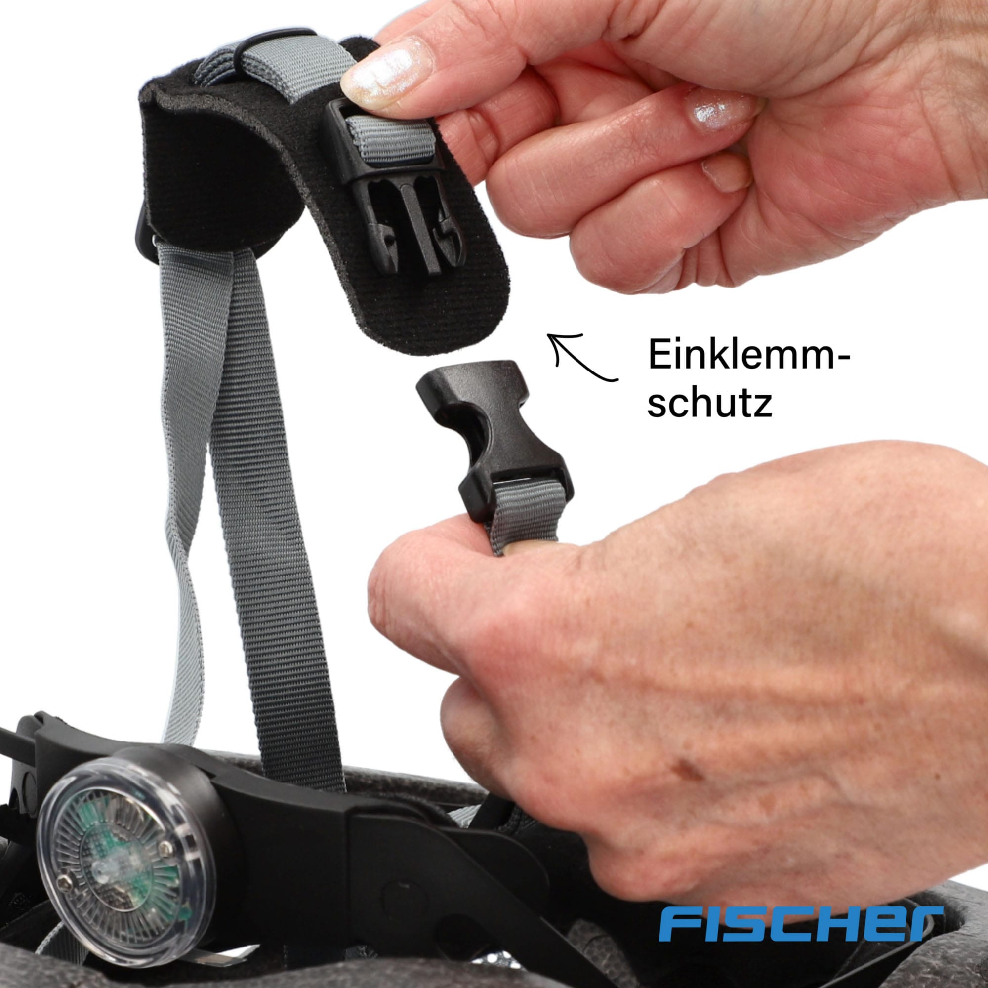FISCHER Fahrrad Fahrradhelm »Urban Levin S/M«, Verstellbarer Innenring-System; mit beleuchtetem Innenring-System