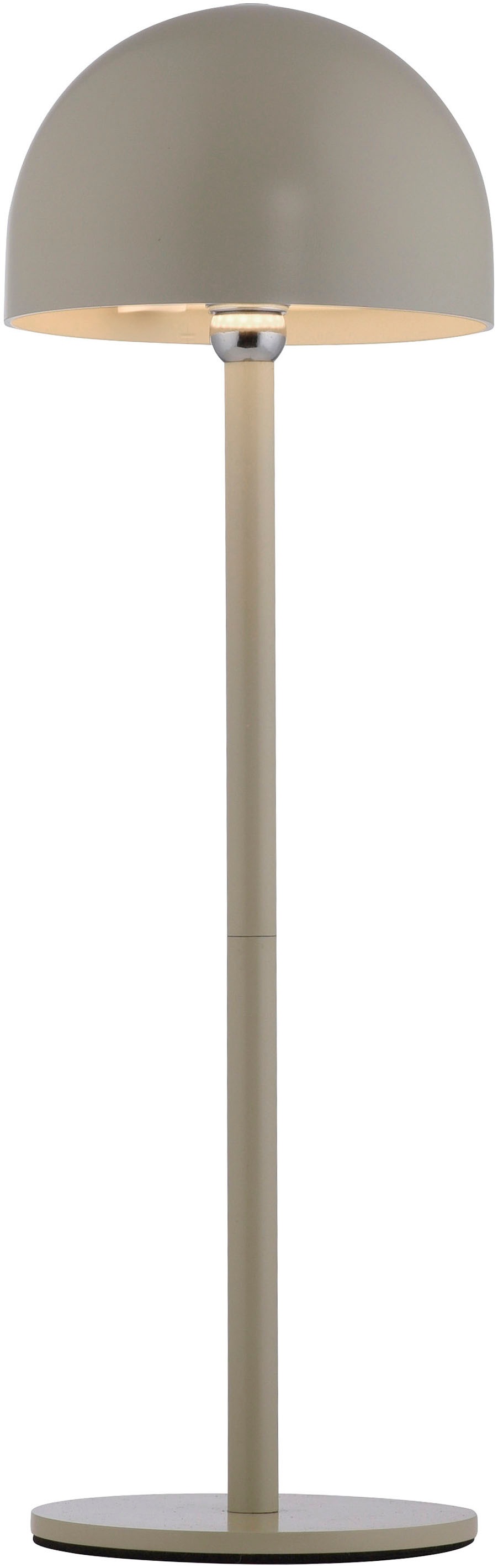 my home Tischleuchte »Akku Tischleuchte Hesper Indoor Outdoor, magnetischer Flaschenaufsatz«, 1 flammig, Leuchtmittel LED-Board | LED fest integriert, Pilzlampe Flaschenaufsatz, Regulierung der Lichtstärke, Pilz, Lampe