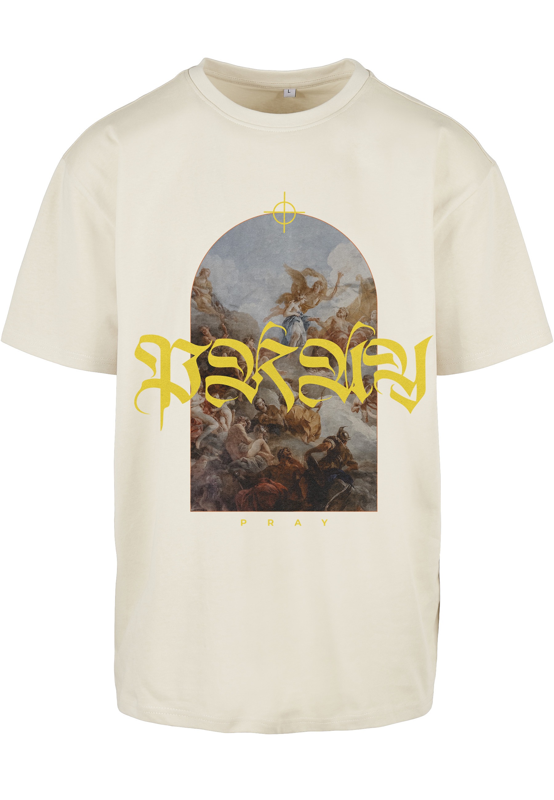 Upscale by Mister Tee Kurzarmshirt "Upscale by Mister Tee Herren Pray Painting Oversize Tee" 1 Stk.