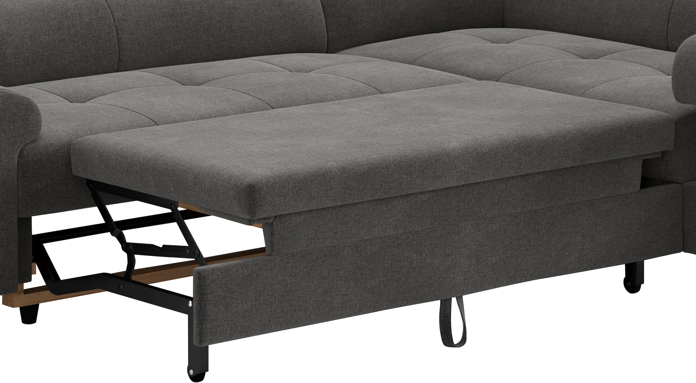 COTTA Ecksofa »Aura L-Form«, mit Schlaffunktion, Bettkasten und Kopfteilverstellung