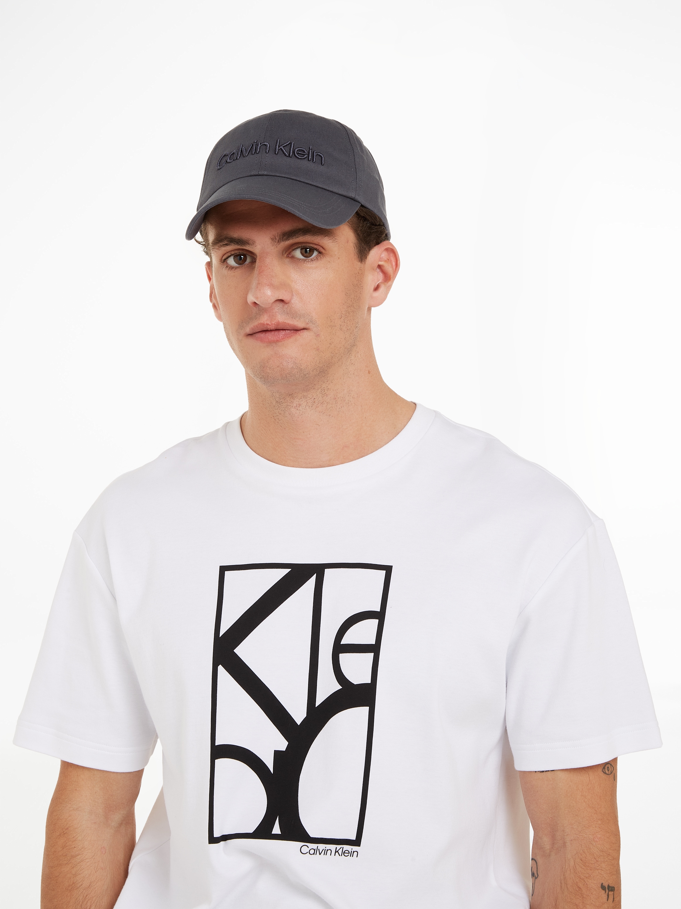 Calvin Klein Baseball Cap »CALVIN BB bestellen online mit CAP«, Rechnung BAUR EMBROIDERY | auf Klemmverschluss