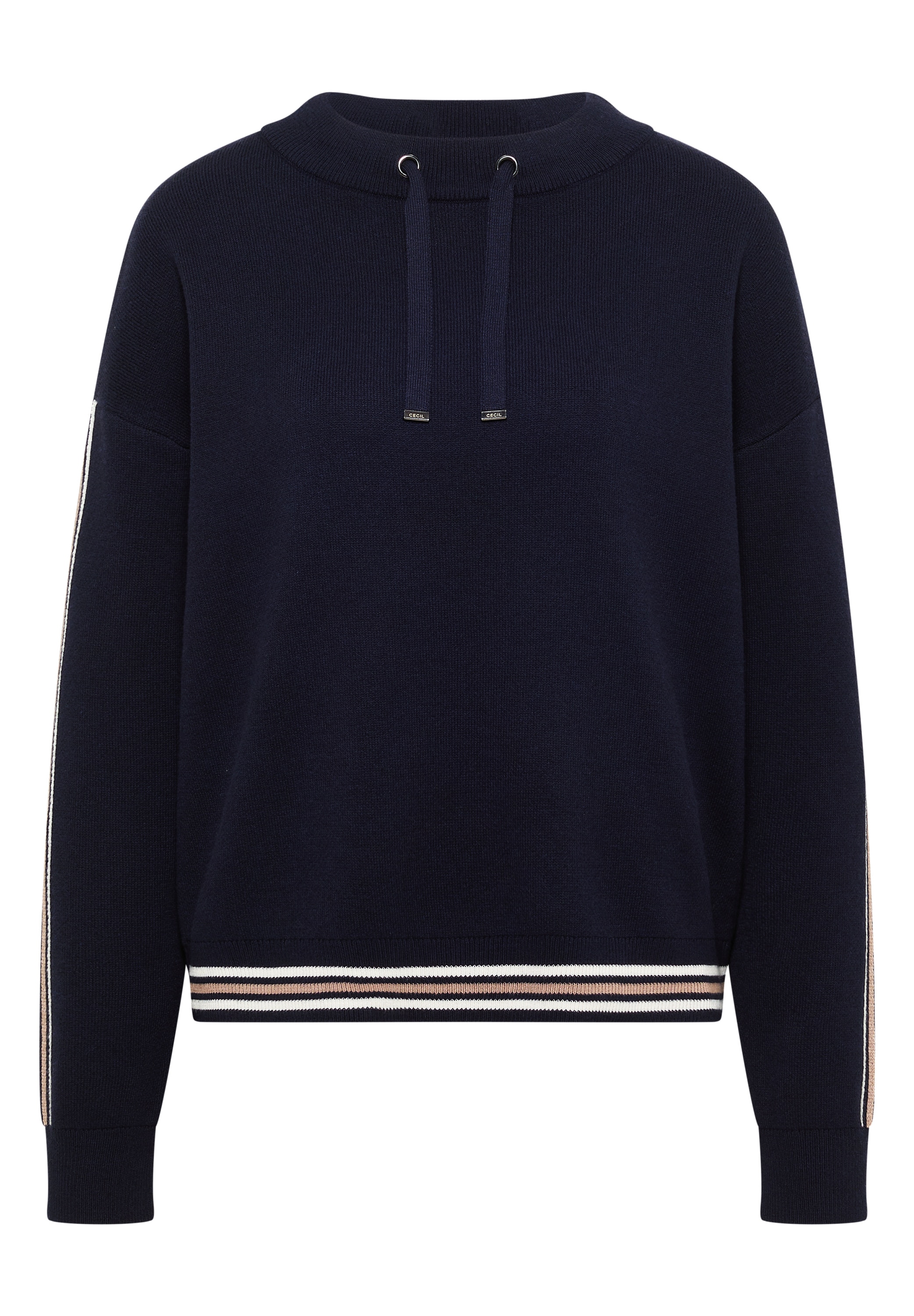 Cecil Stehkragenpullover College-Style Details