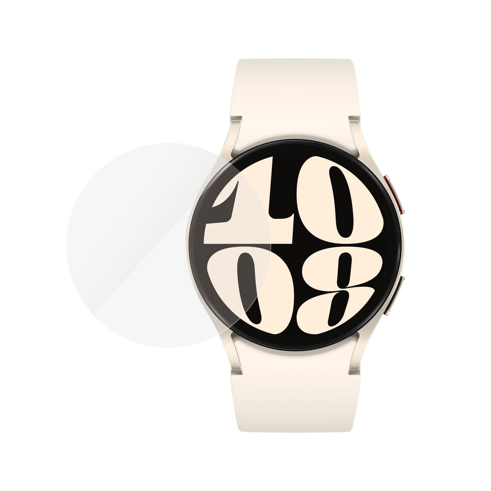 PanzerGlass Displayschutzglas »Ultra-Wide Fit Screen Protection«, für Samsung Galaxy Watch7 44mm, Displayschutzfolie, Schutzfolie, Bildschirmschutz, kratz- & stoßfest