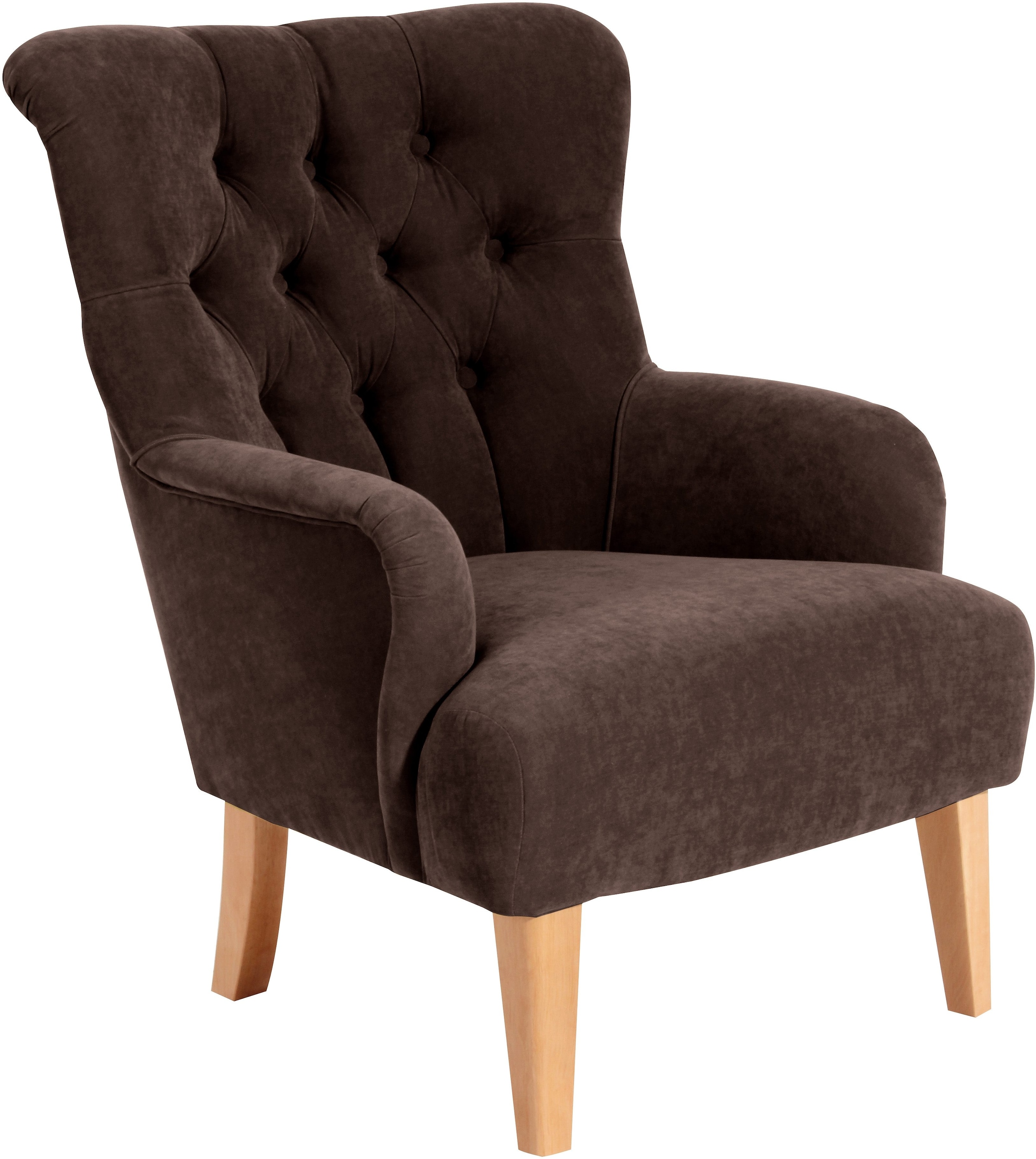 Max Winzer® Chesterfield-Sessel »Bradley«, mit edler Knopfheftung