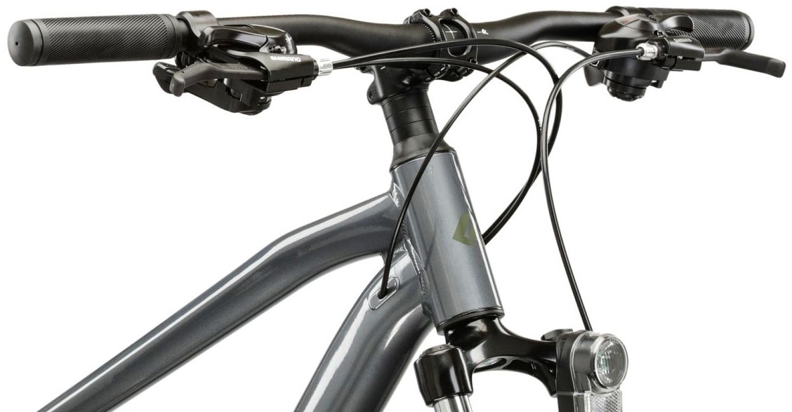 Kross Mountainbike »KROSS Mountainbike Hardtail 27,5" Hexagon 2.0 EQ grau 21 Gänge 2026« 21 Gang Shimano ALTUS M310 Schaltwerk Kettenschaltung