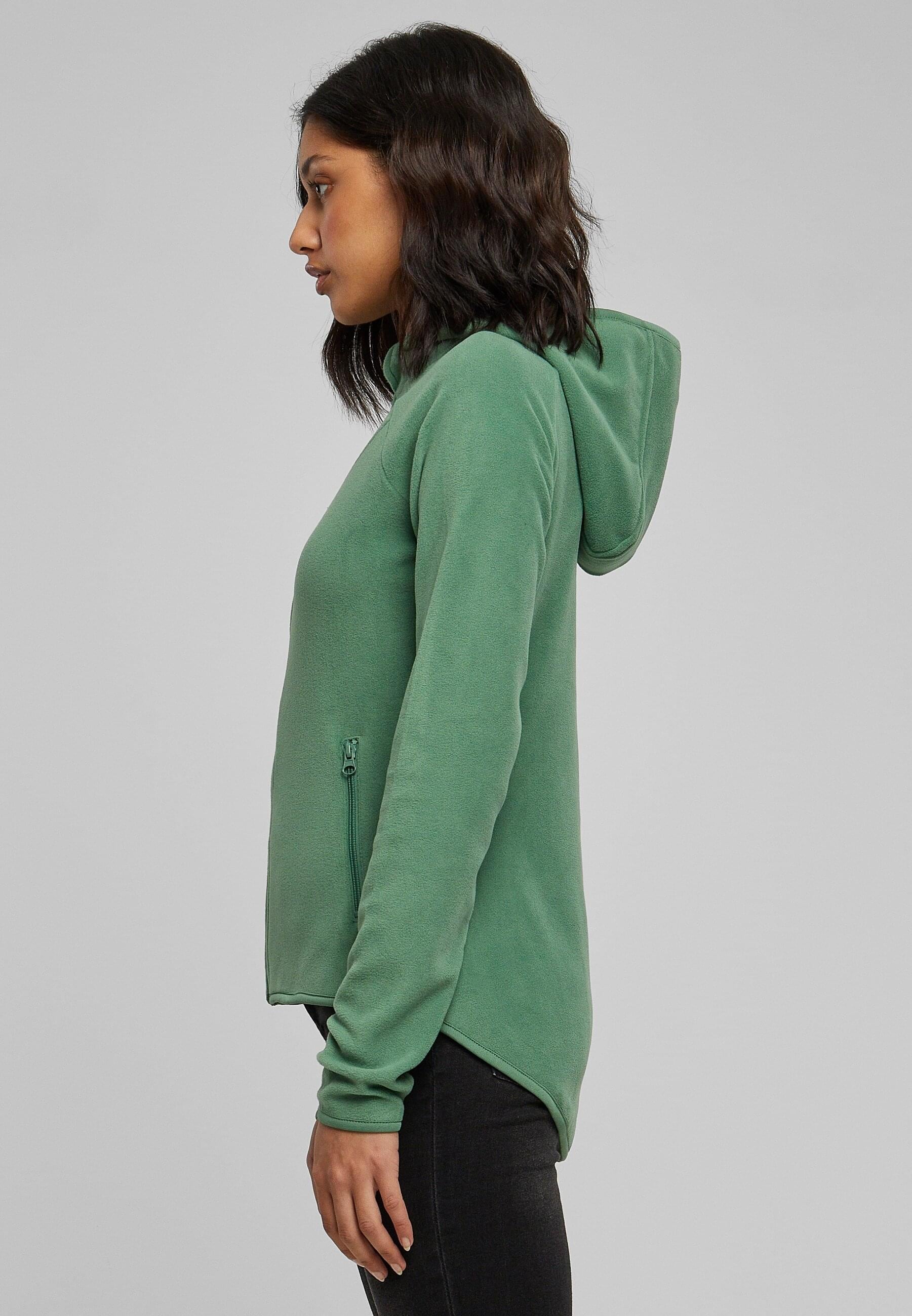 URBAN CLASSICS Sweatjacke »Urban Classics Damen Ladies Polar Fleece Zip Hoody«
