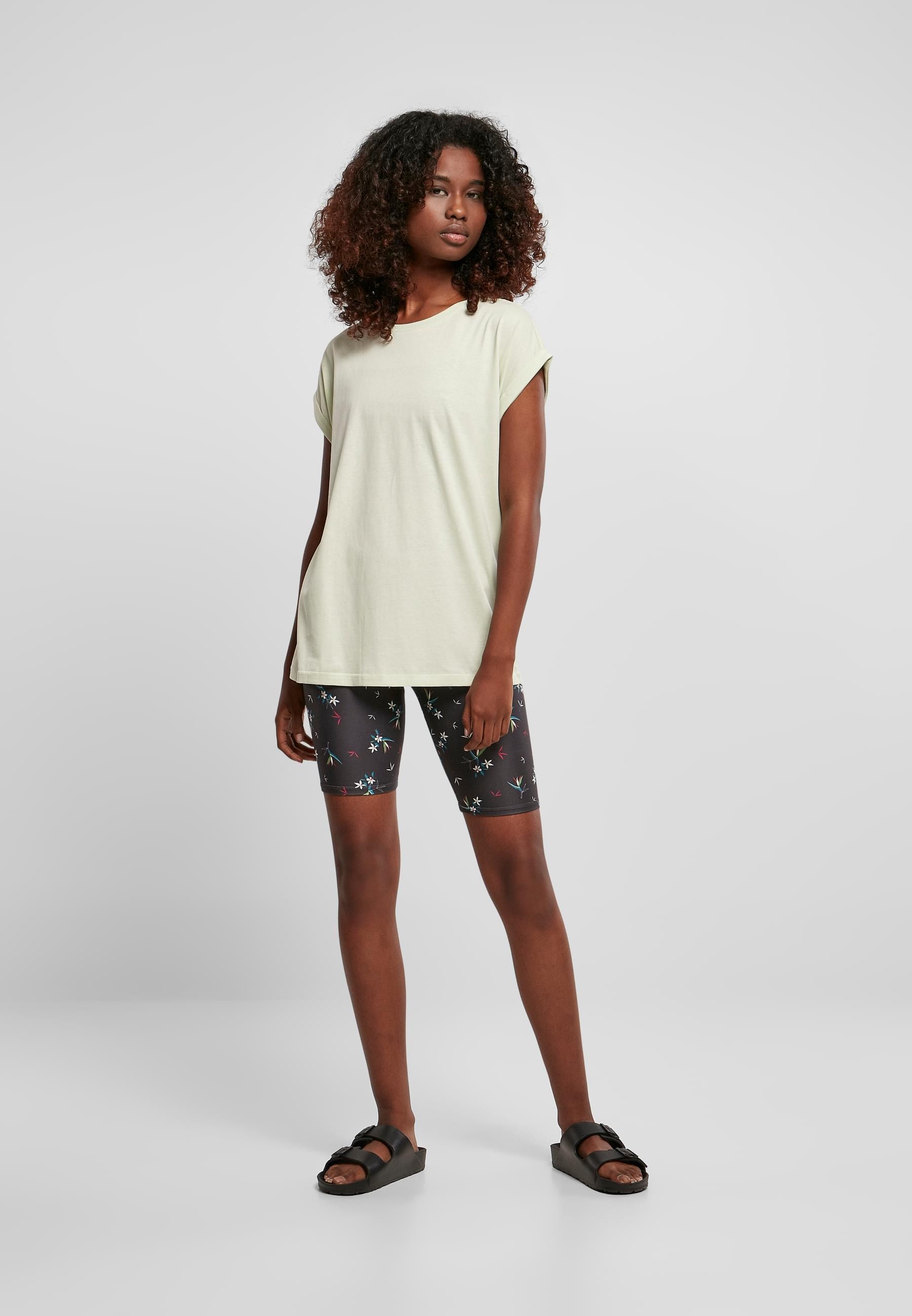 URBAN CLASSICS Kurzarmshirt »Urban Classics Damen Ladies Extended Shoulder Tee«, (1 tlg.)