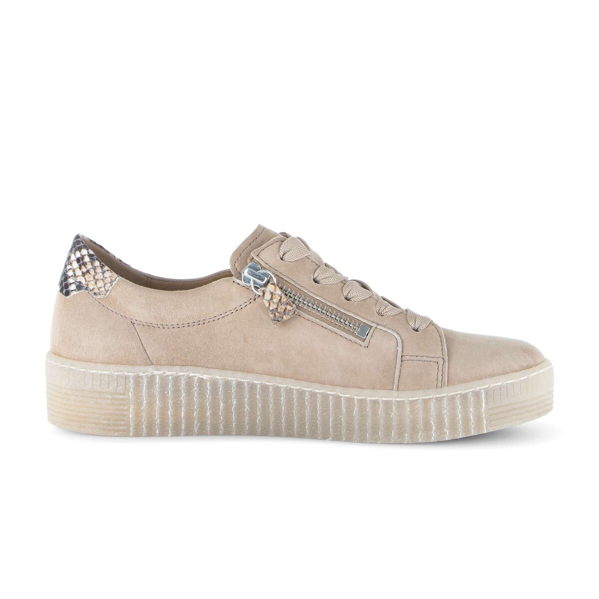Sneaker GABOR "Sneaker low", Herren, Gr. 41, beige, Schuhe Sneaker 2