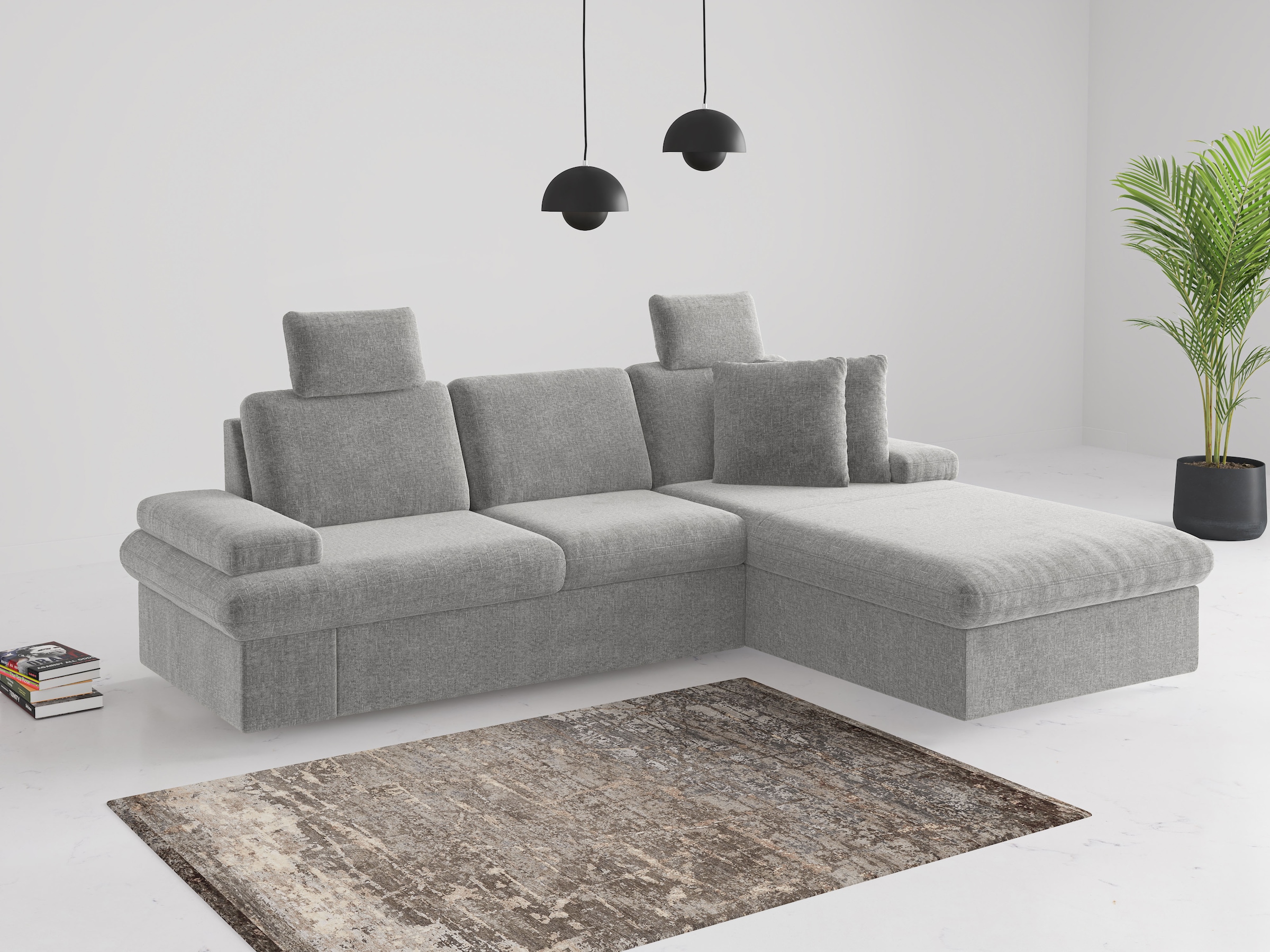 sit&more Ecksofa "Moreno", mit Armteilverstellung,wahlweise mit Bettfunktio günstig online kaufen