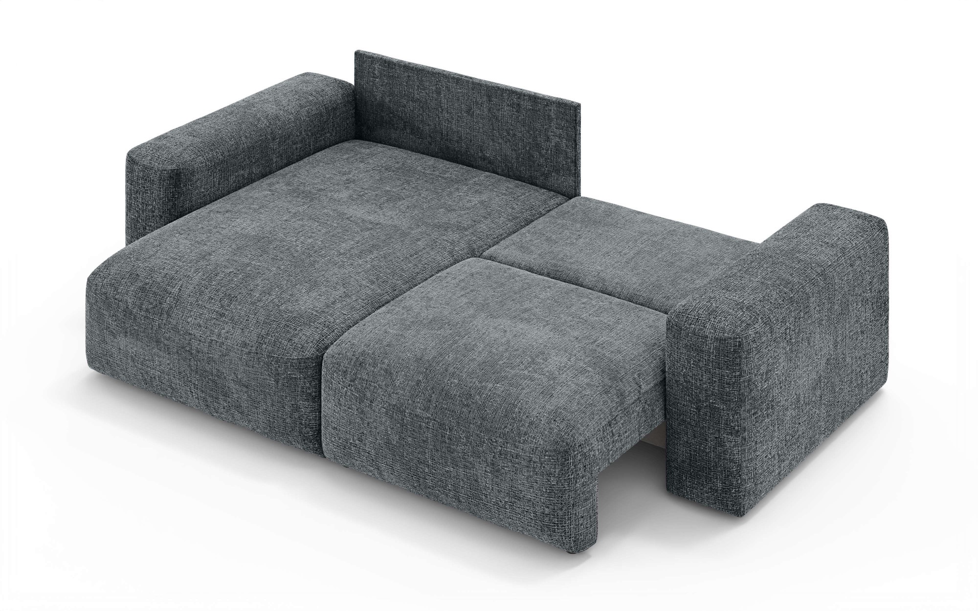 OTTO home Ecksofa »MATTS Schlafsofa mit Bettkasten, Maße B/T/H: 265/159/89 cm«, L-Form mit Recamiere rechts oder links, hoher Sitzkomfort