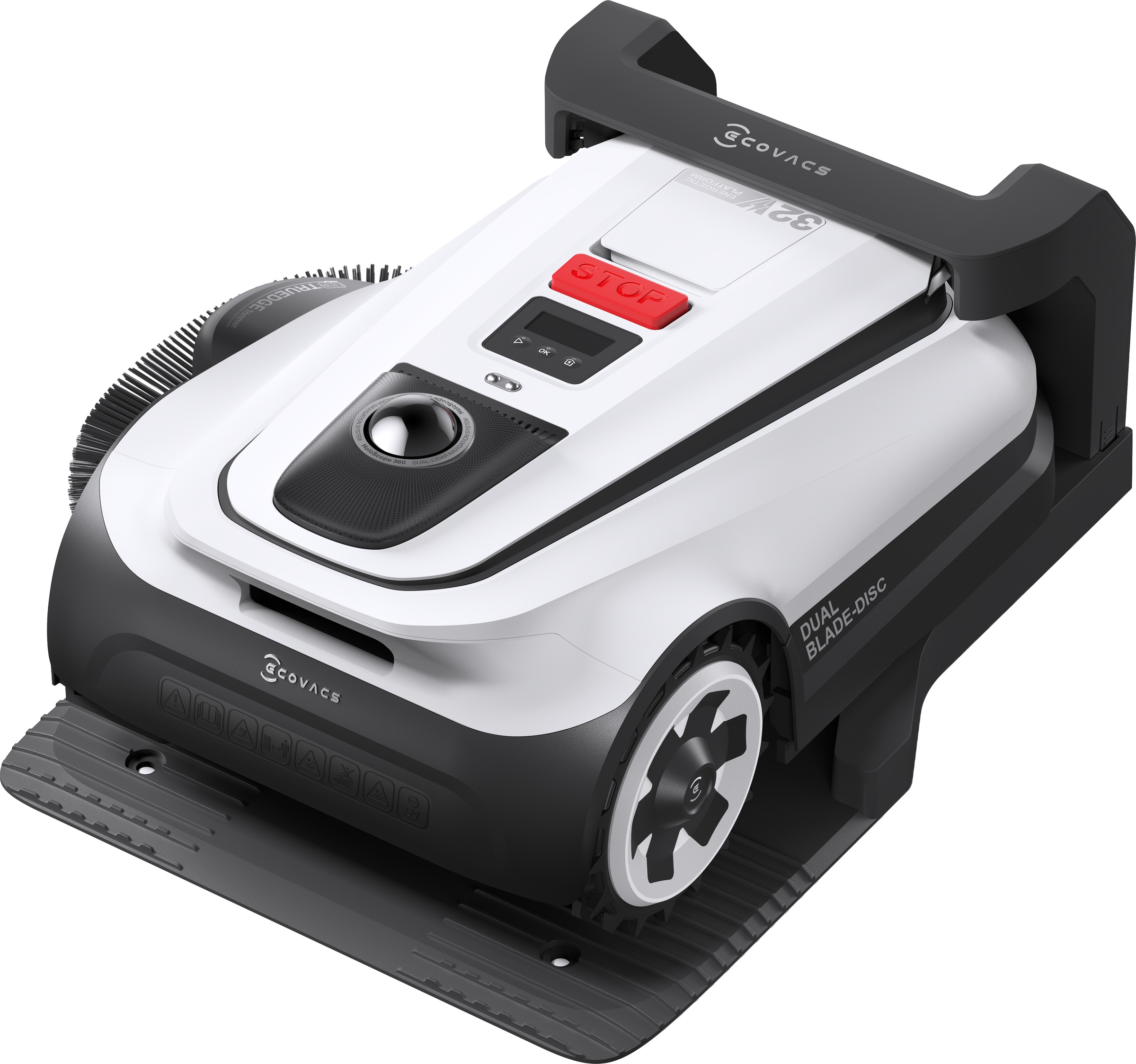 ECOVACS Rasenmähroboter »GOAT A1600 LiDAR PRO« Mäheffizienz von 400 m²/h, Trimmer (8500 rpm),   Dual-LiDAR Navigation, leistungsstarker 32-V Energieplattform