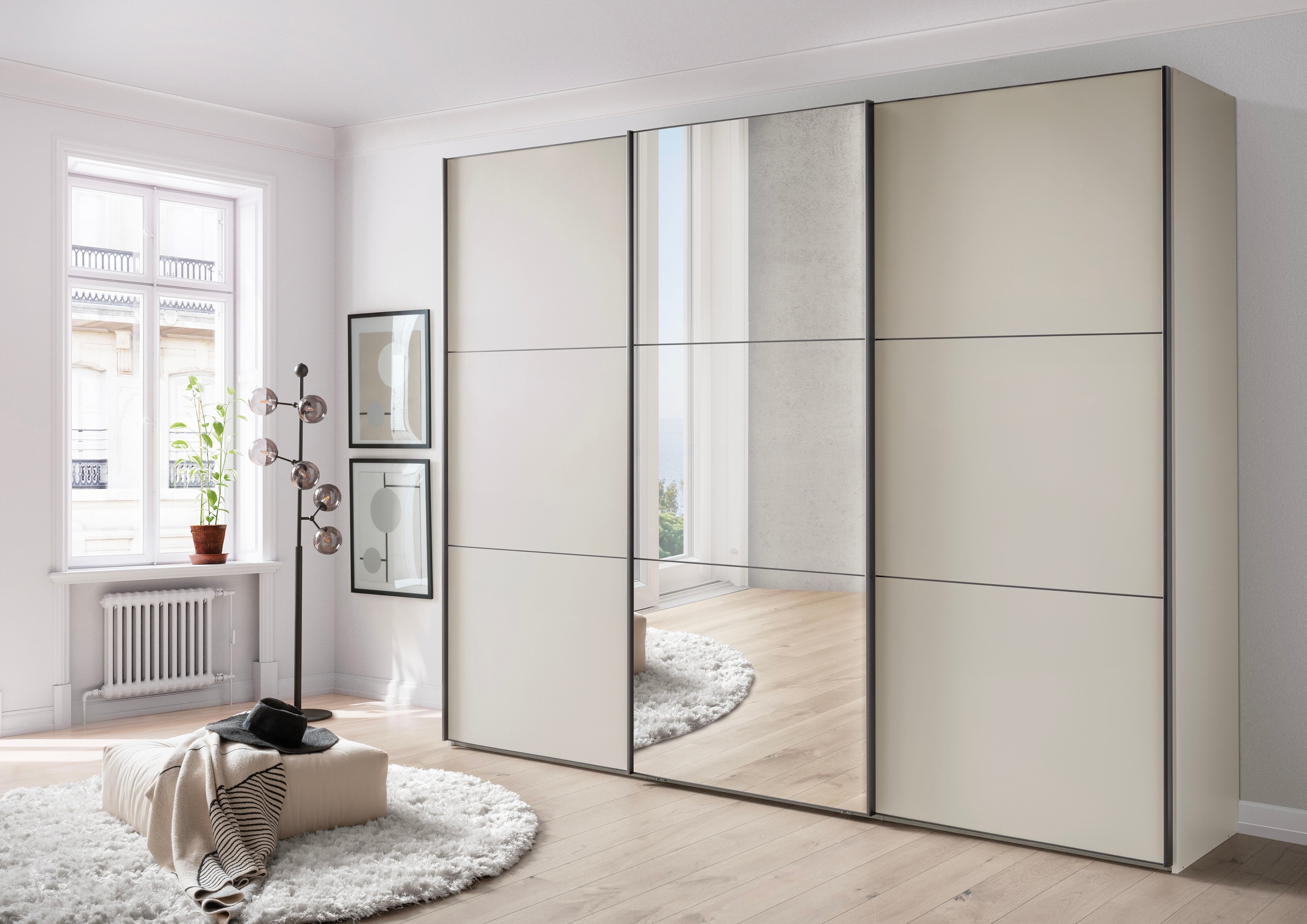 WIEMANN Schwebetürenschrank "Phoenix, Made in Germany, modernes Design, Hig günstig online kaufen