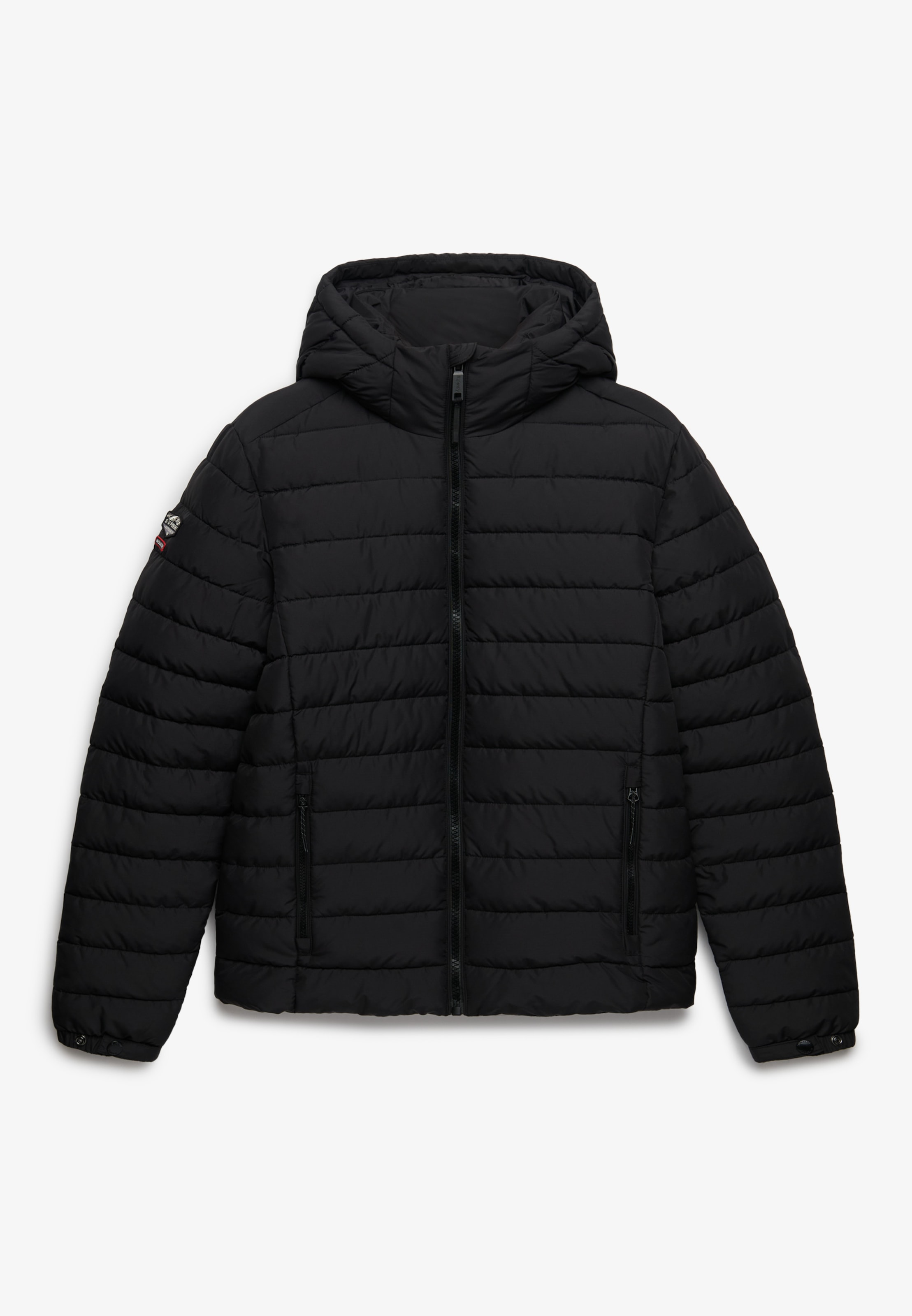 Superdry Steppjacke »HOOD FUJI MIDWEIGHT PADDED JKT« mit Kapuze Kunstfaser, slim fit