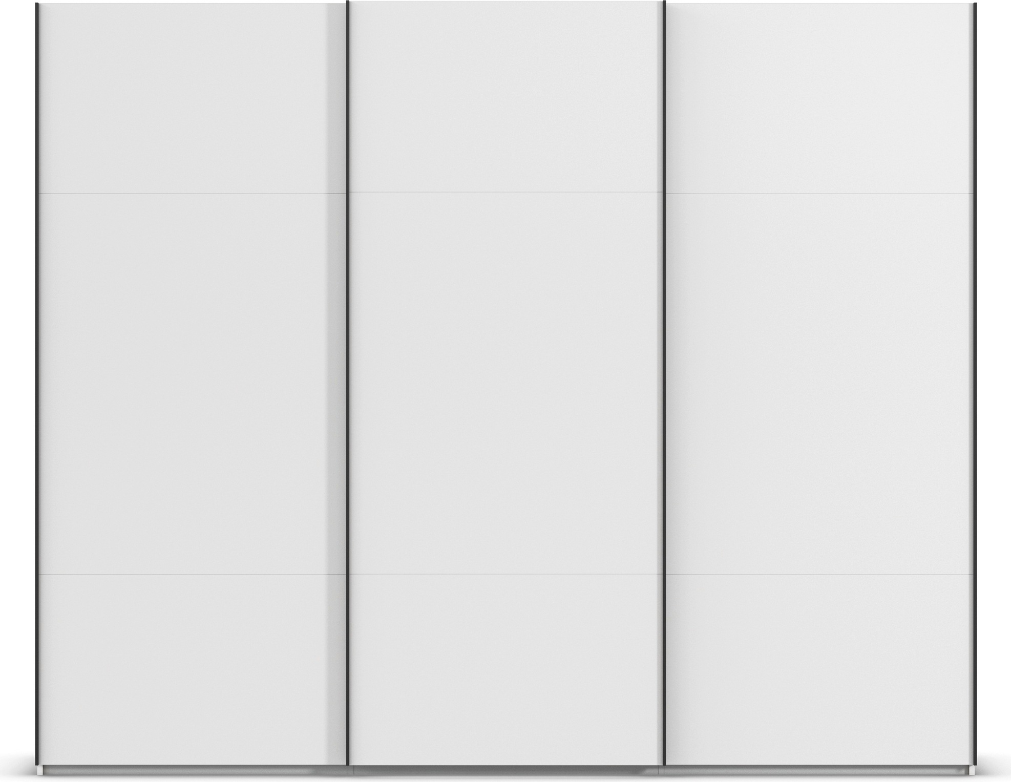 rauch Schwebetürenschrank »Kleiderschrank Schrank Garderobe Schlafzimmerschrank CONTIDO«, (in 3 verschiedenen Ausstattungen BASIC/CLASSIC/PREMIUM), aus hochwertigem Material in 6 Breiten 2 Griff-Farben MADE IN GERMANY