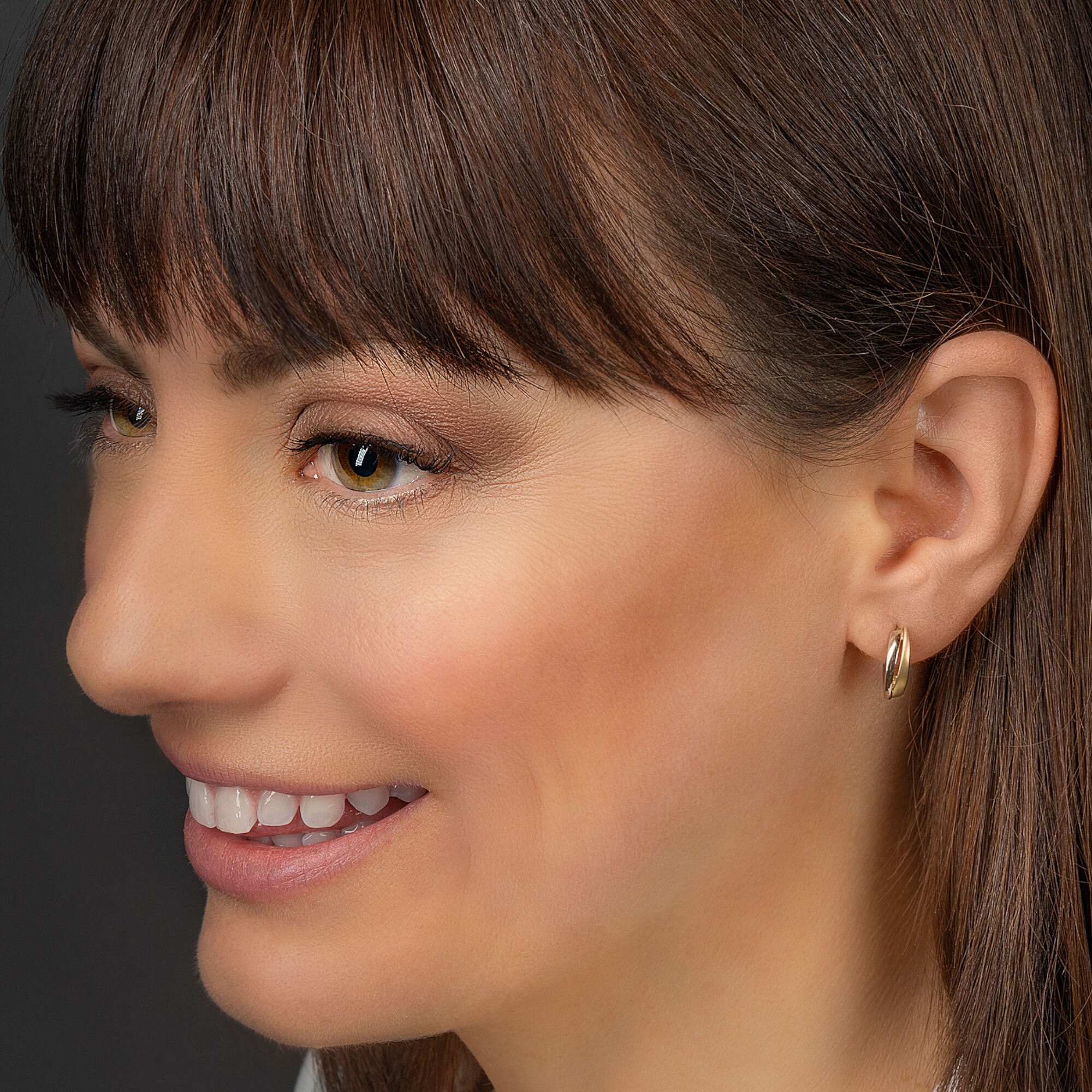 ONE ELEMENT Paar Creolen »Ohrringe Creolen aus 333 Gelbgold«, für Damen – elegant, modern & vielseitig kombinierbar