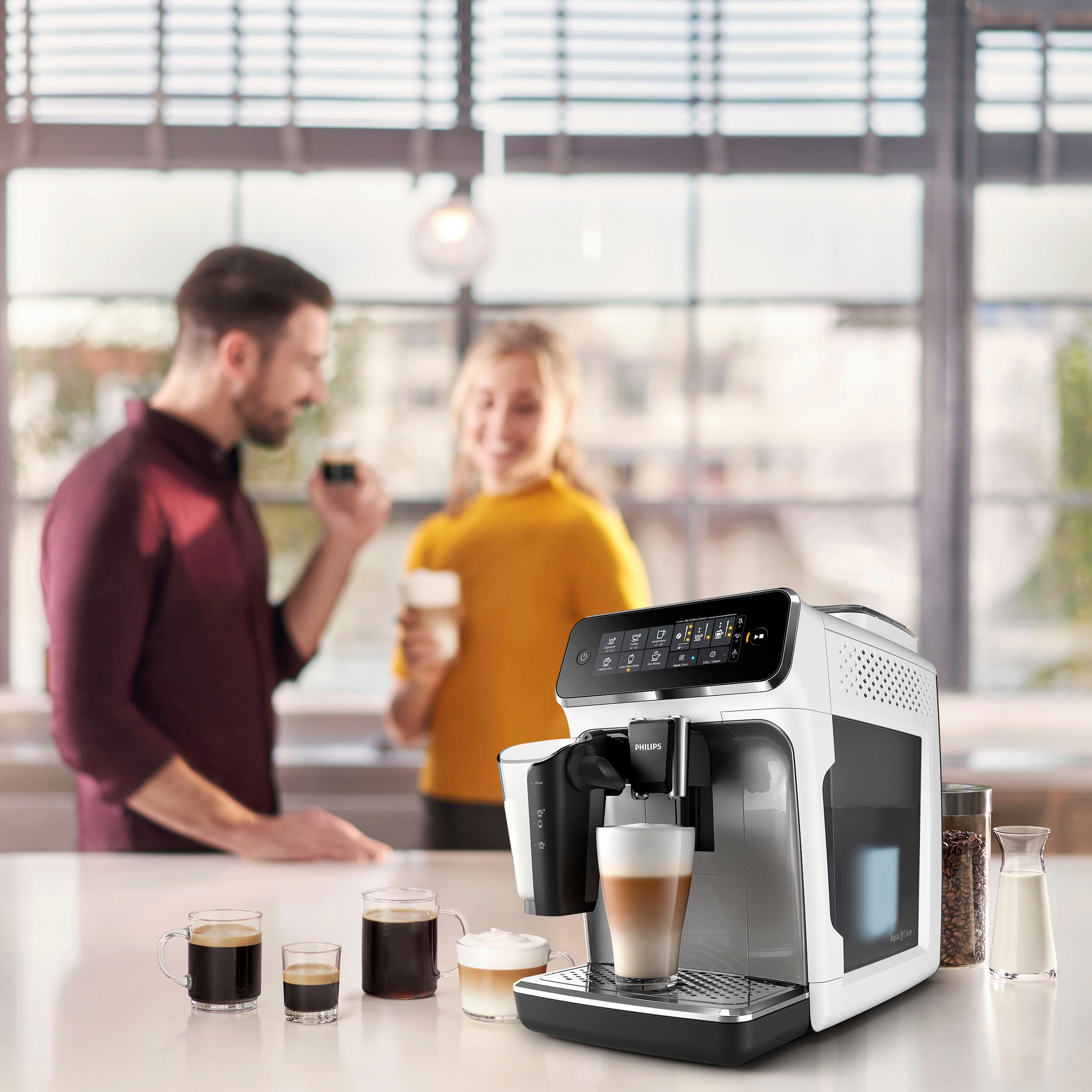 Philips Kaffeevollautomat »3200 Serie EP3243/70 LatteGo«, BAUR weiß online | kaufen