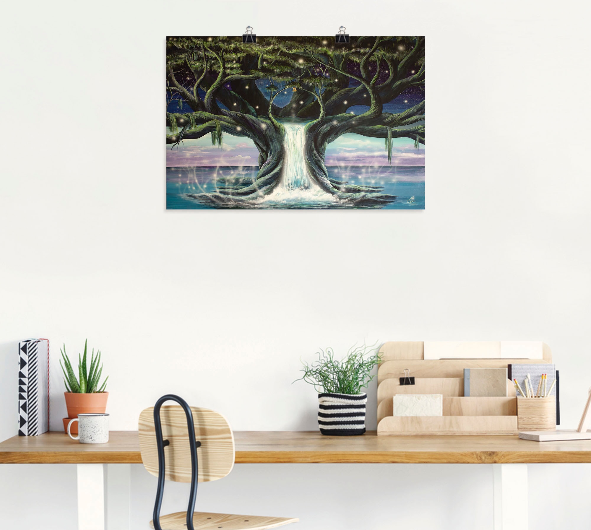 Artland Wandbild »Der Baum der Seelen«, Landschaften, (1 St.), als Alubild,  Leinwandbild, Wandaufkleber oder Poster in versch. Größen kaufen | BAUR
