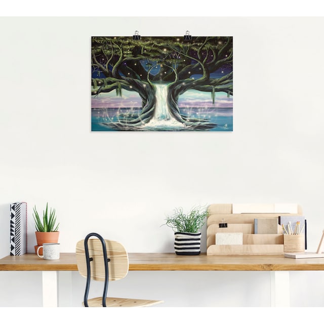 Artland Wandbild »Der Baum der Seelen«, Landschaften, (1 St.), als Alubild,  Leinwandbild, Wandaufkleber oder Poster in versch. Größen kaufen | BAUR