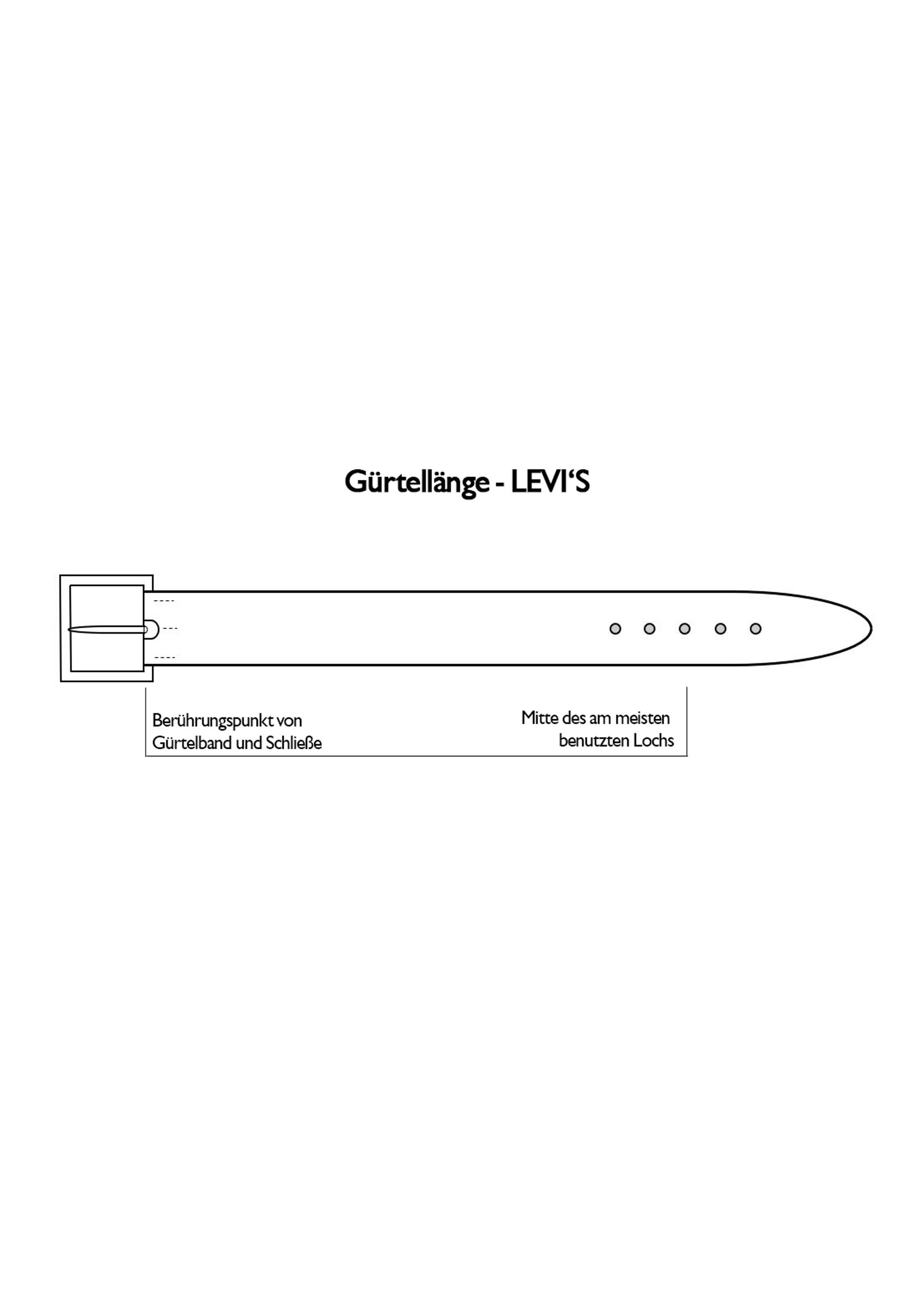 Levis Ledergürtel "Gürtel" günstig online kaufen