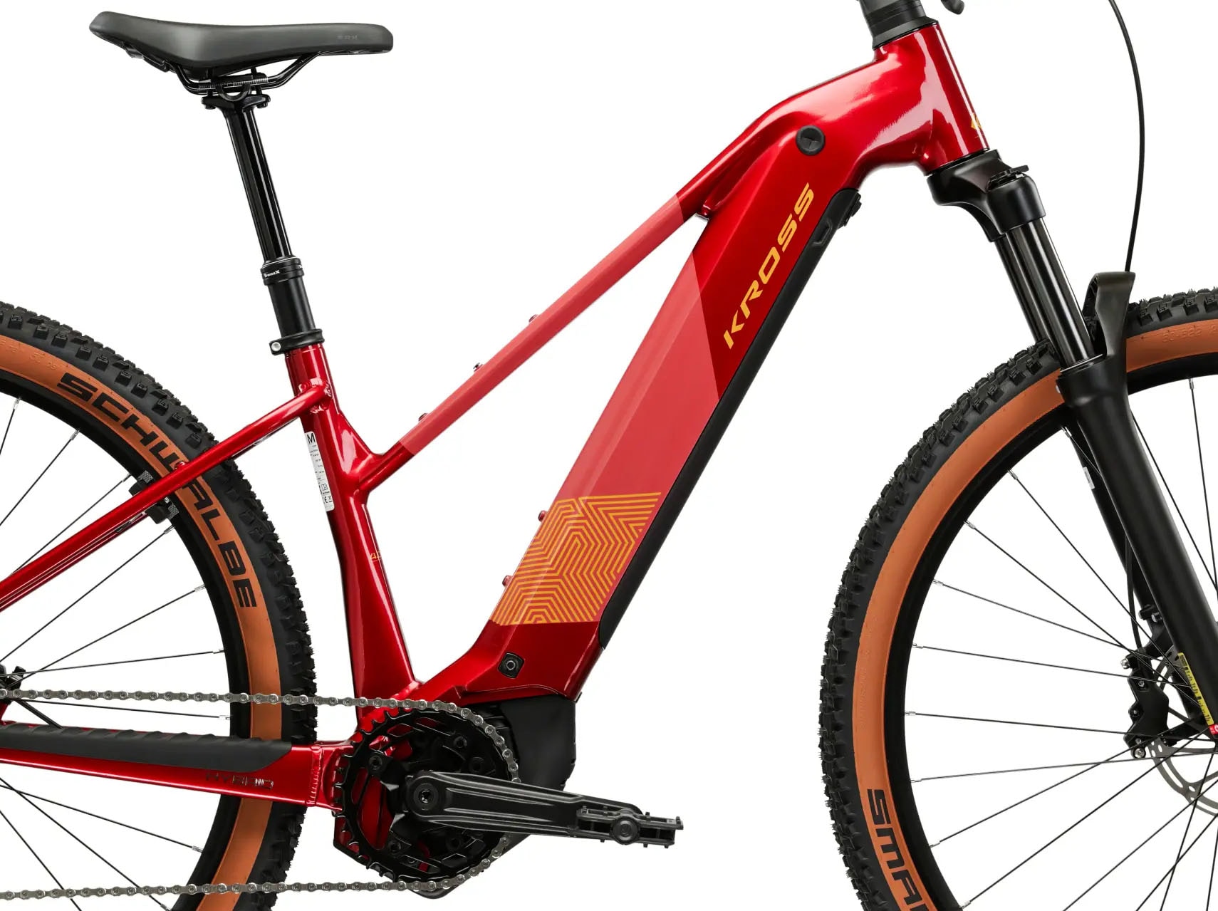 Kross »E-MTB Influx Hybrid 4.0 21,3Ah / 800 Wh 29 Zoll rot  12 Gänge 2026« 12 Gang Shimano DEORE M6100 Schaltwerk Kettenschaltung Mittelmotor 250 W