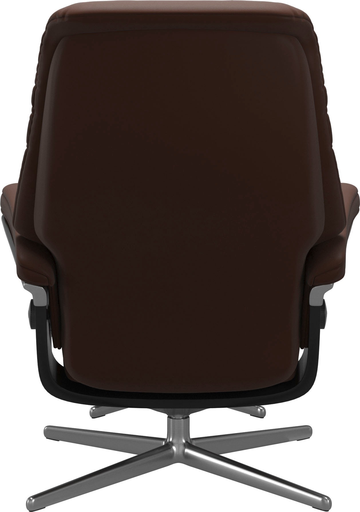 Relaxsessel STRESSLESS "Sunrise", braun (malt braun batick), B:92cm H:105cm T:80cm, Leder BATICK: BATICK ist ein leicht korrigiertes, durchgefärbtes und genarbtes Möbelleder, bei dem die meisten Unebenheiten und Spuren in der Regel entfernt wurden., Sesse 6
