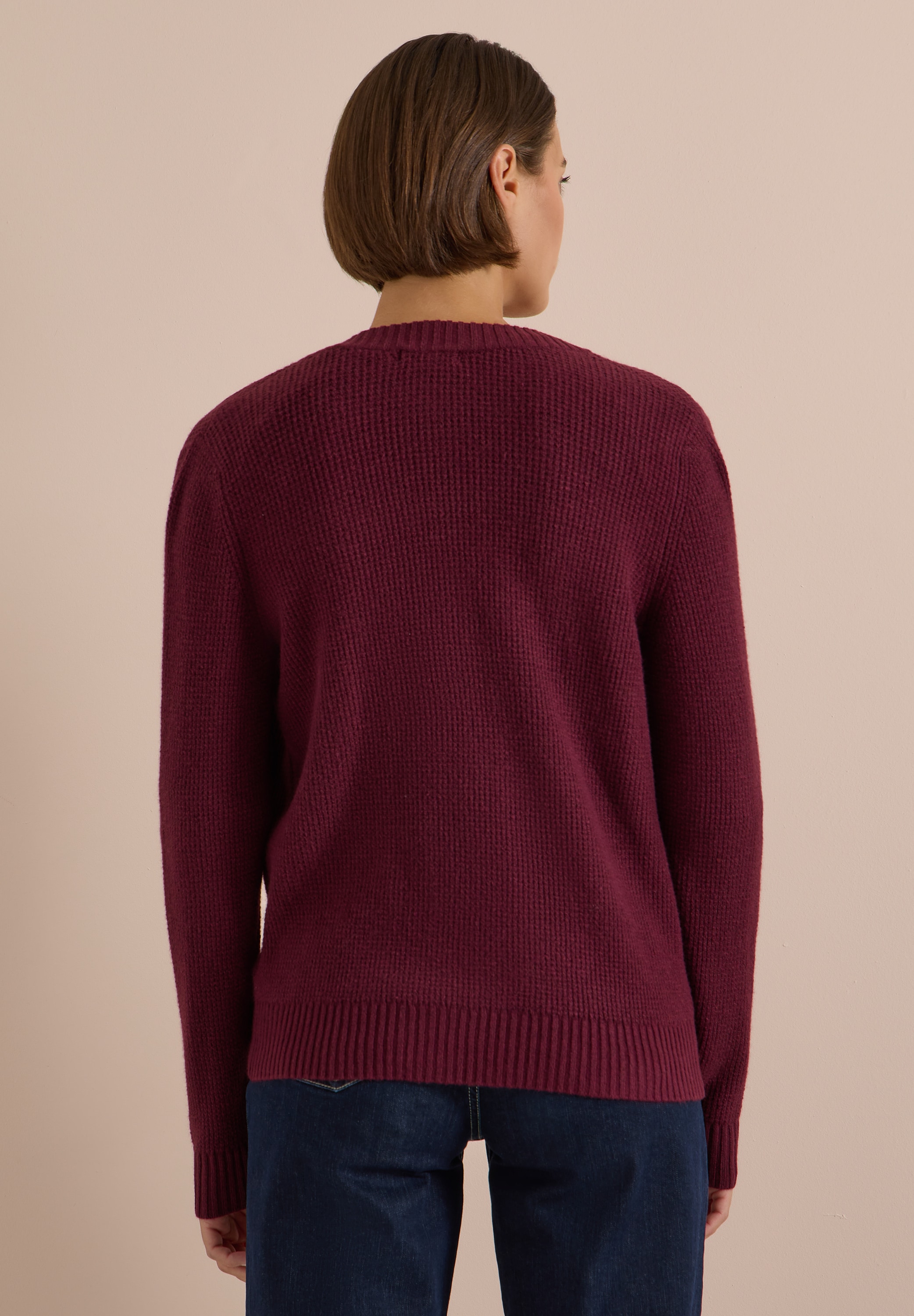 Cecil Cardigan aus softem Materialmix