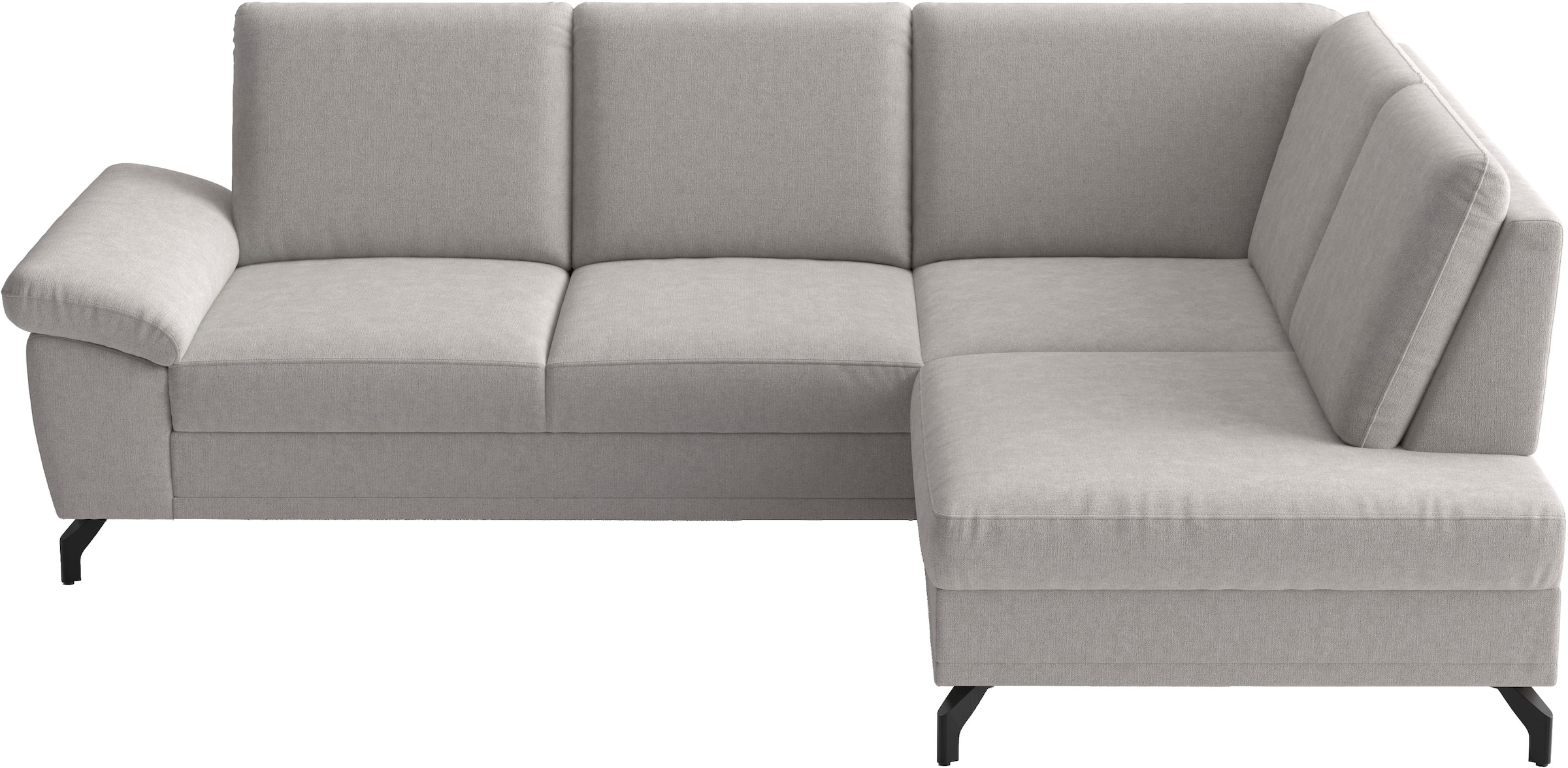 sit&more Ecksofa "Chelsea L-Form, B: 249 cm, Armteil- & Sitztiefenverstellung" optional Schlaffunktion und Bettkasten