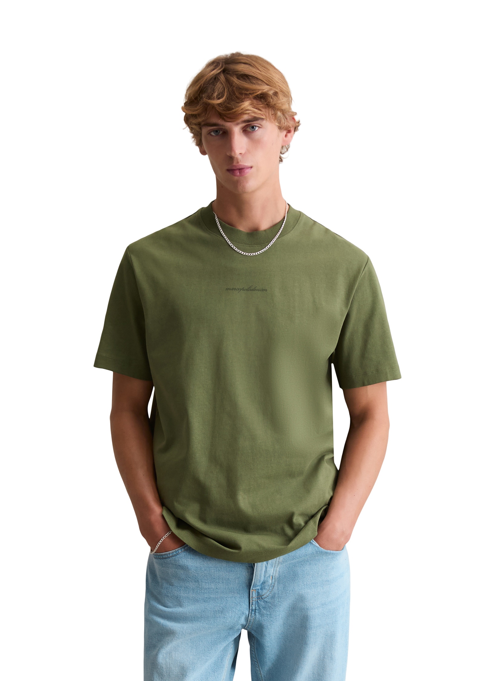 Marc O'Polo DENIM T-Shirt »aus mittelschwerem Bio-Baumwoll-Jersey«