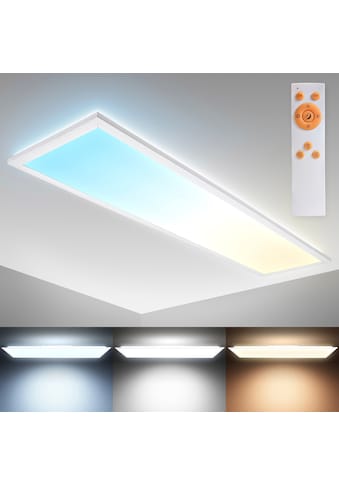 LED Deckenleuchte, mit Fernbedienung und Hintergrundbeleuchtungseffekt, 1 x...