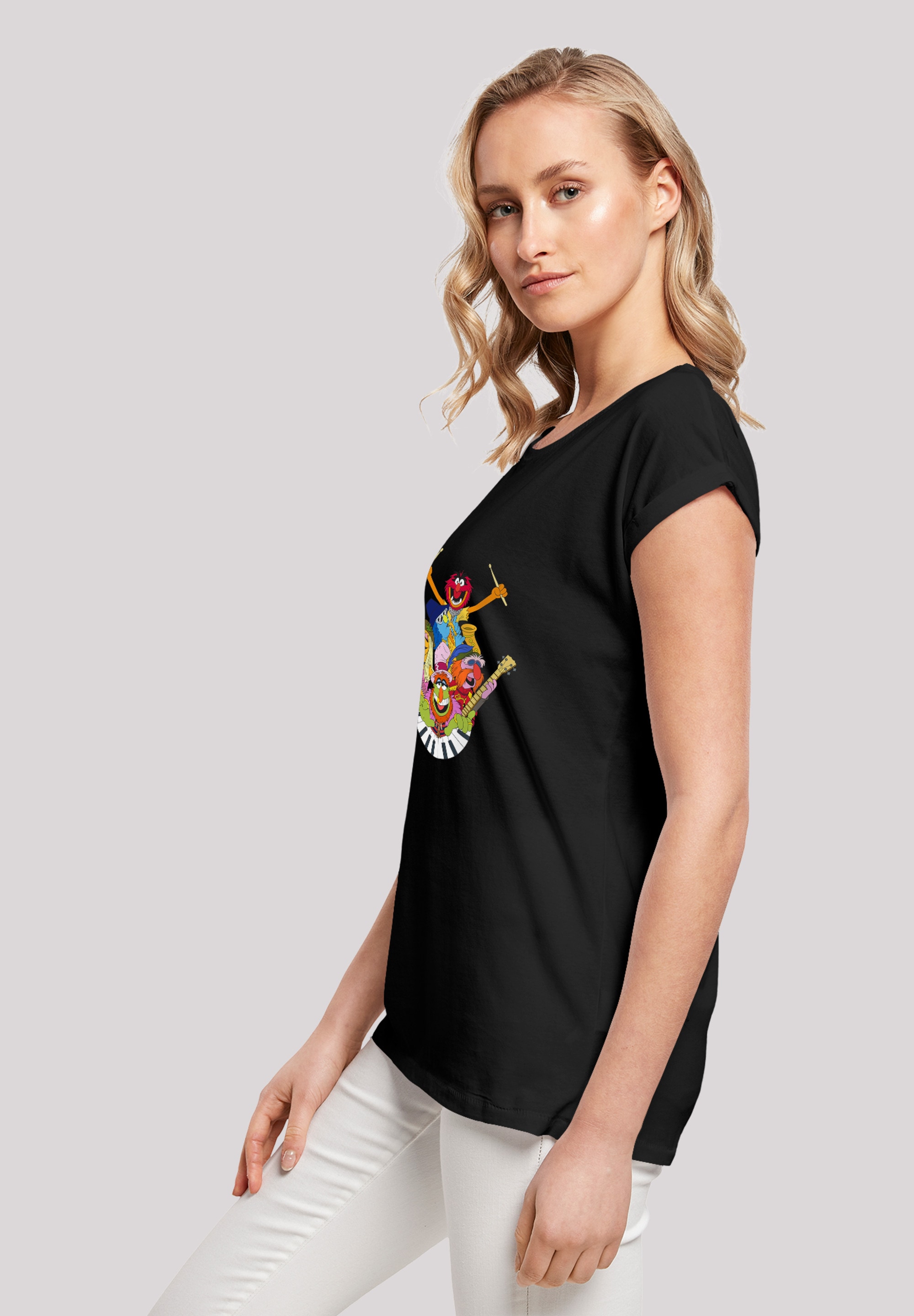 F4NT4STIC T-Shirt »Disney Muppets Dr. Teeth and The Electric Mayhem«, Print