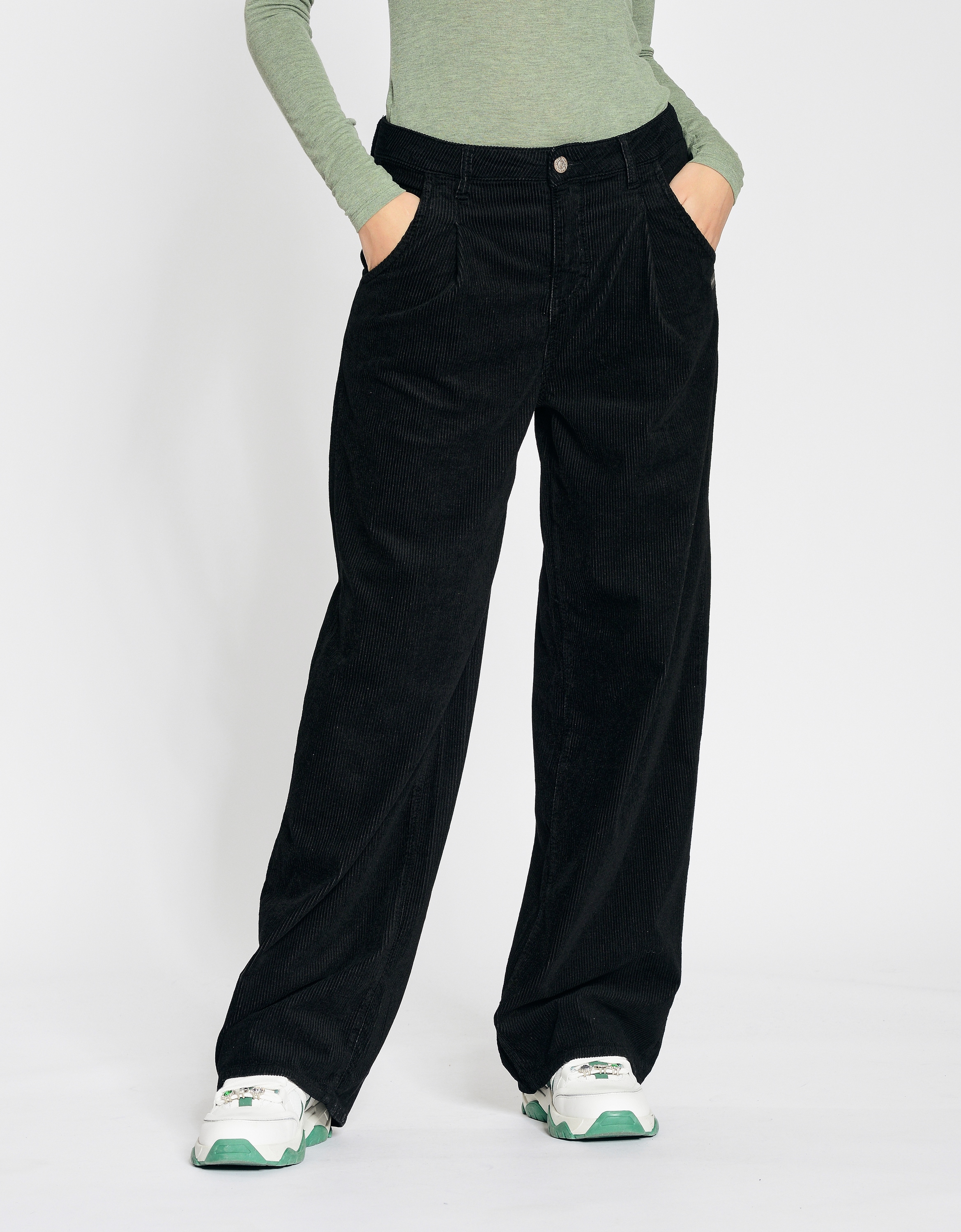 GANG Stoffhose "GANG Hosen Wide Fit 94SILVIA WIDE" günstig online kaufen