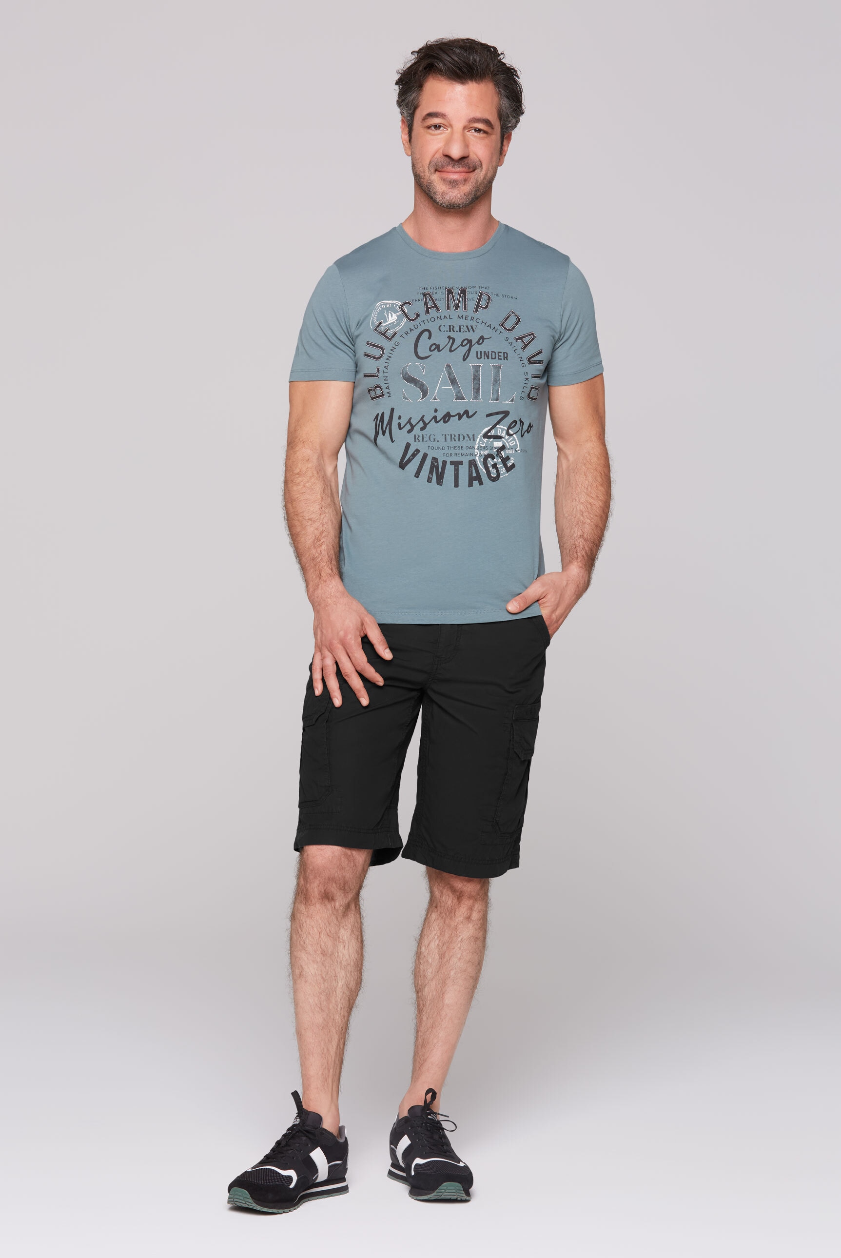 CAMP DAVID Shorts, aus Baumwolle