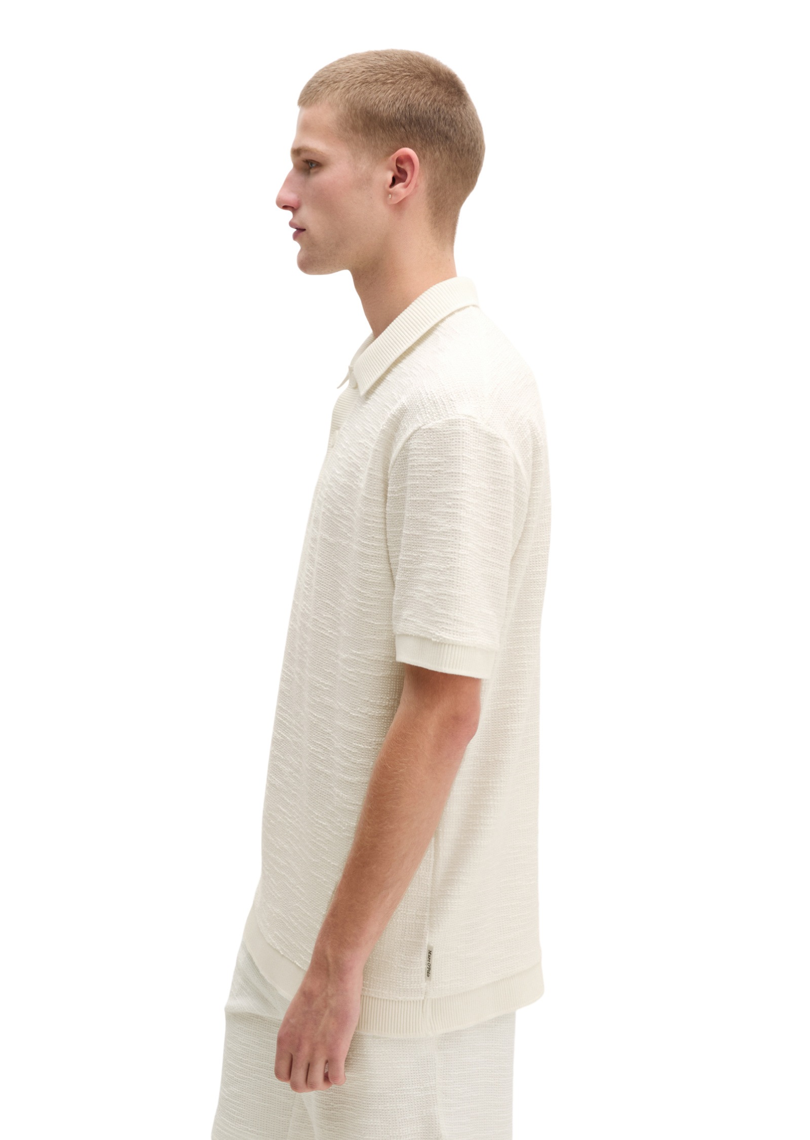 Marc OPolo Poloshirt "aus weichem Bouclé-Jersey" günstig online kaufen