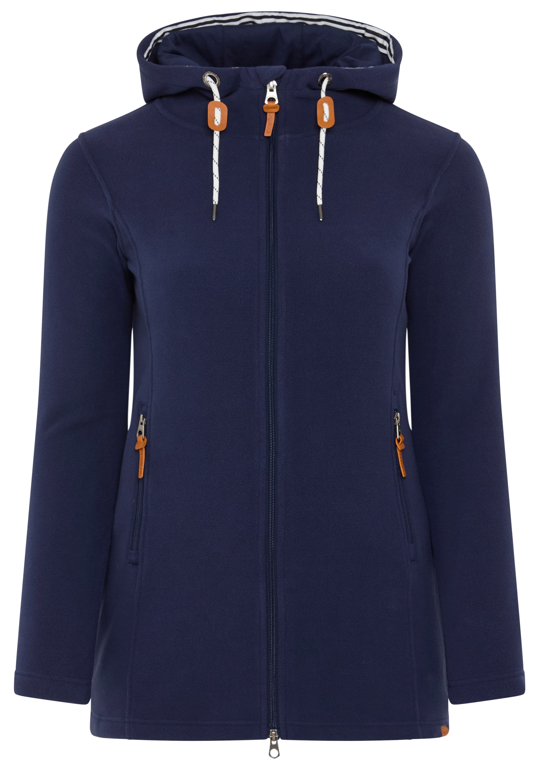 KangaROOS Fleecejacke, mit Kapuze, Große Größen, Übergangsjacke