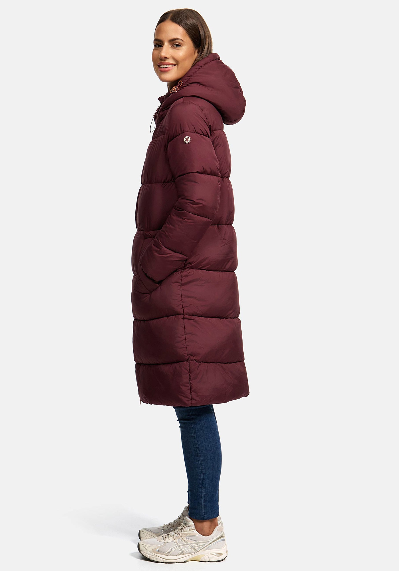 Marikoo Winterjacke »Nomadiaa«, Lange Damen Winterjacke