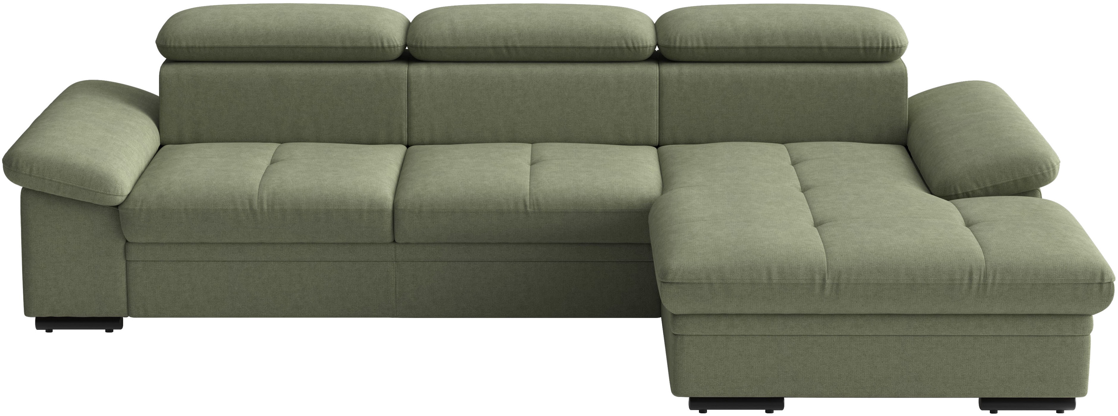 sit&more Ecksofa "Viola L-Form, B: 260 cm, Arm- & Kopfteilverstellung" optional Schlaffunktion,inkl Armteil- & Kopfteilverstellung