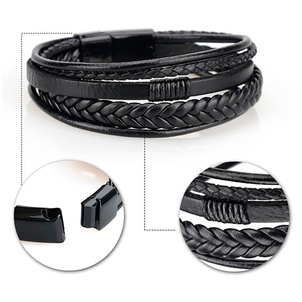Firetti Lederarmband »Schmuck Geschenk Armschmuck Armkette«, Made in Germany