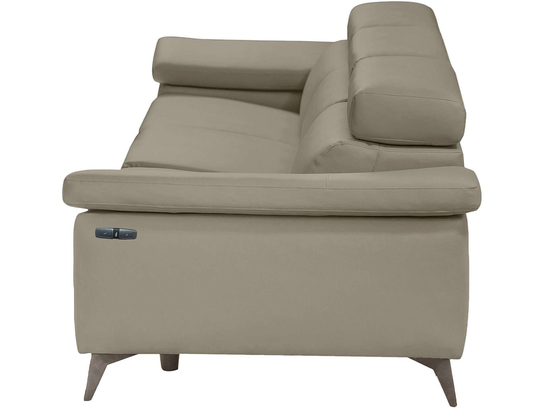 Places of Style 3-Sitzer »Samira«, mit elektrischer Relaxfunktion in einem Sitz und USB-Anschluss